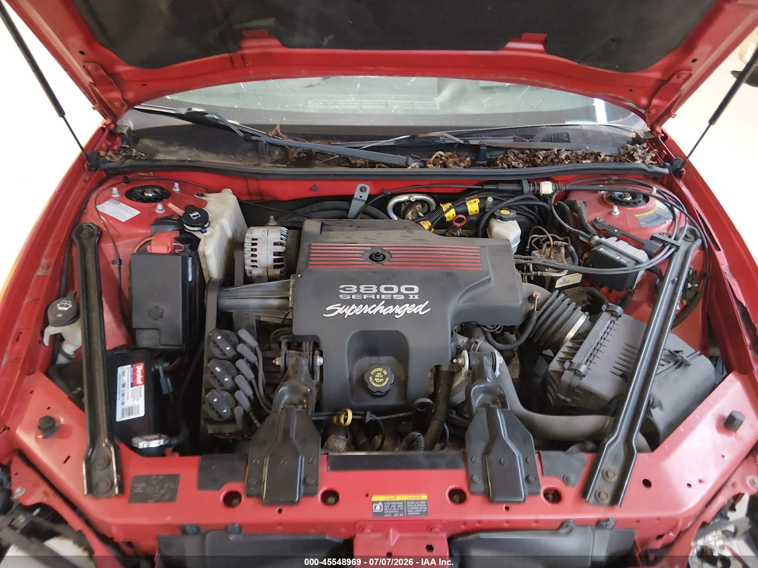 2002 Pontiac Grand Prix Gtp Красный vin: 1G2WR12152F170046