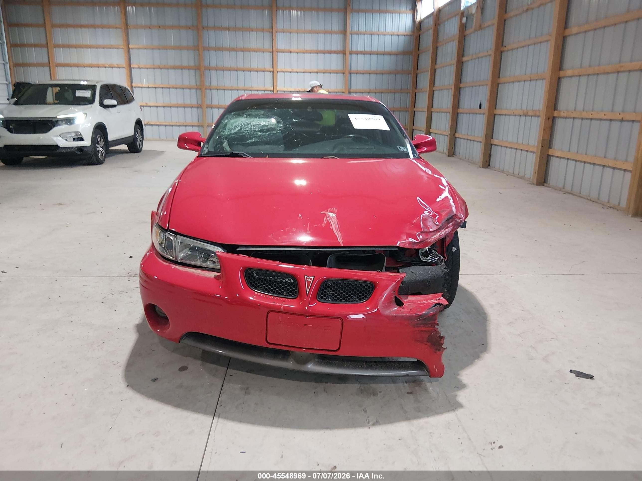 2002 Pontiac Grand Prix Gtp Красный vin: 1G2WR12152F170046