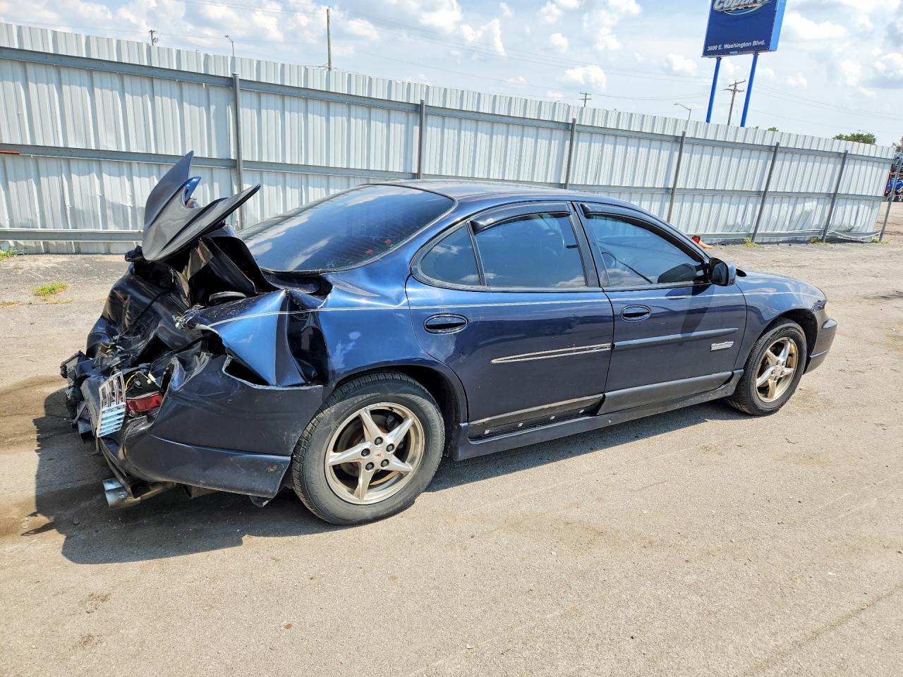 2003 Pontiac Grand Prix Gtp Blue vin: 1G2WR52113F141877