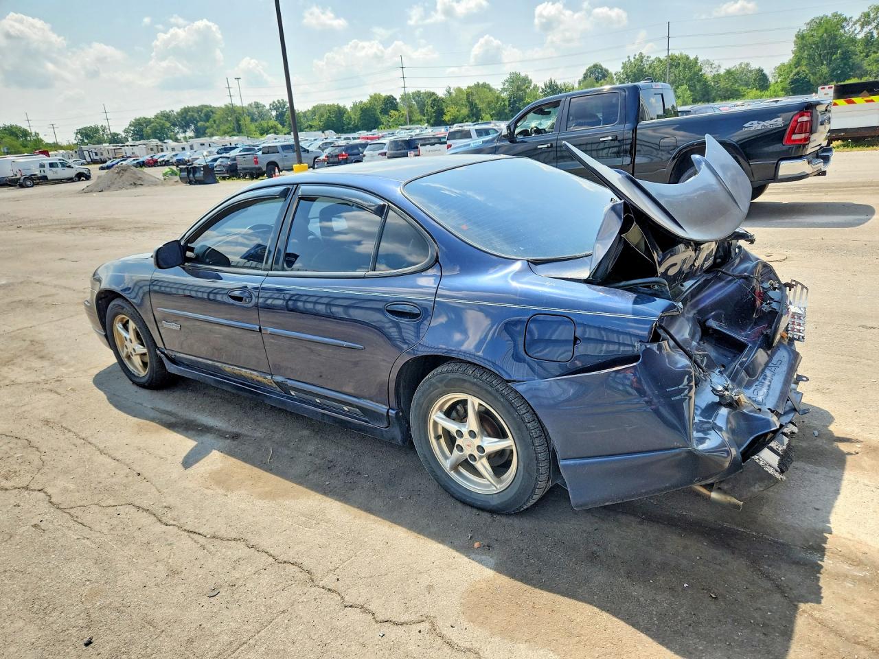 2003 Pontiac Grand Prix Gtp Blue vin: 1G2WR52113F141877