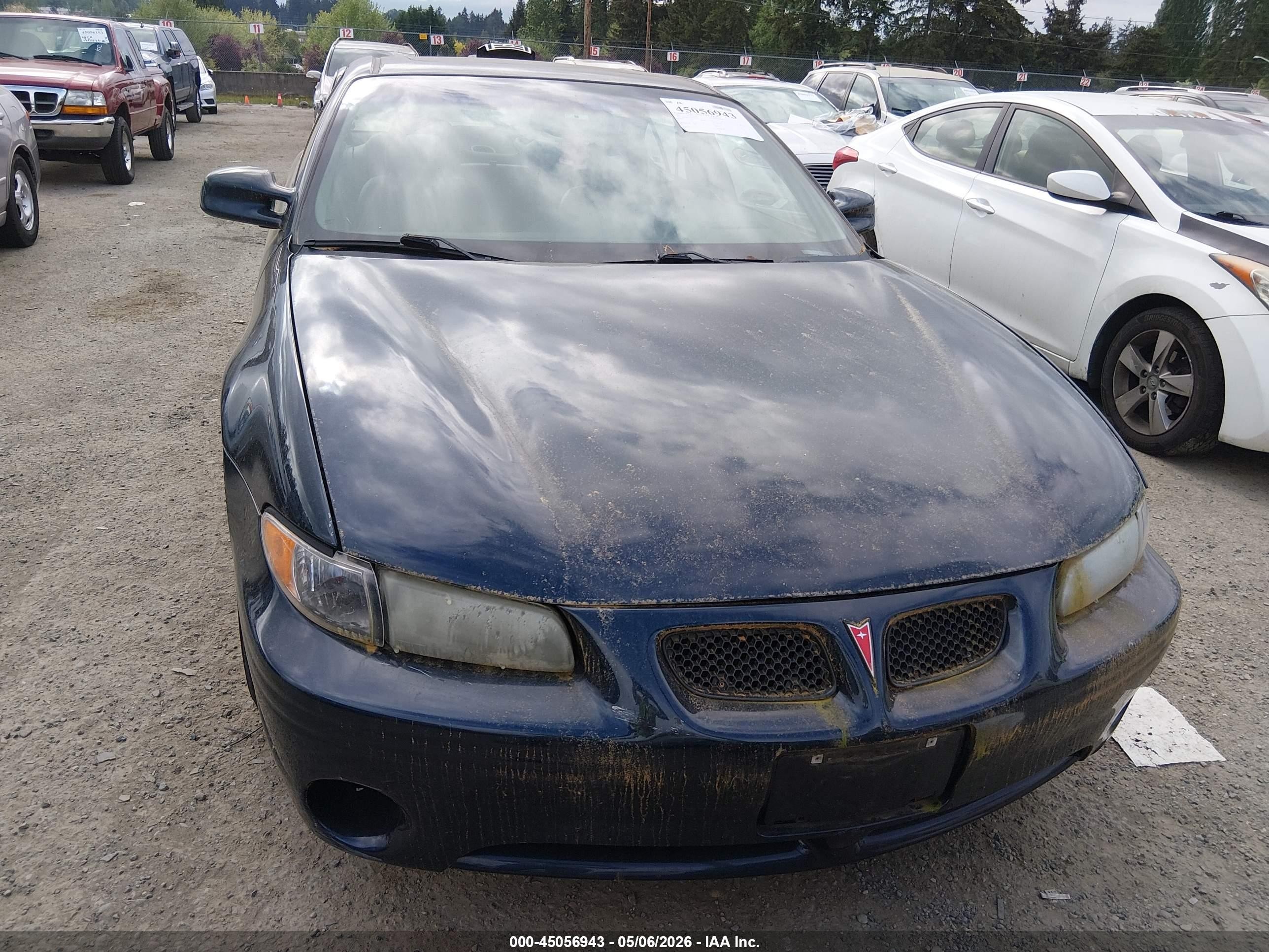 2002 Pontiac Grand Prix Gtp Синий vin: 1G2WR52142F121184