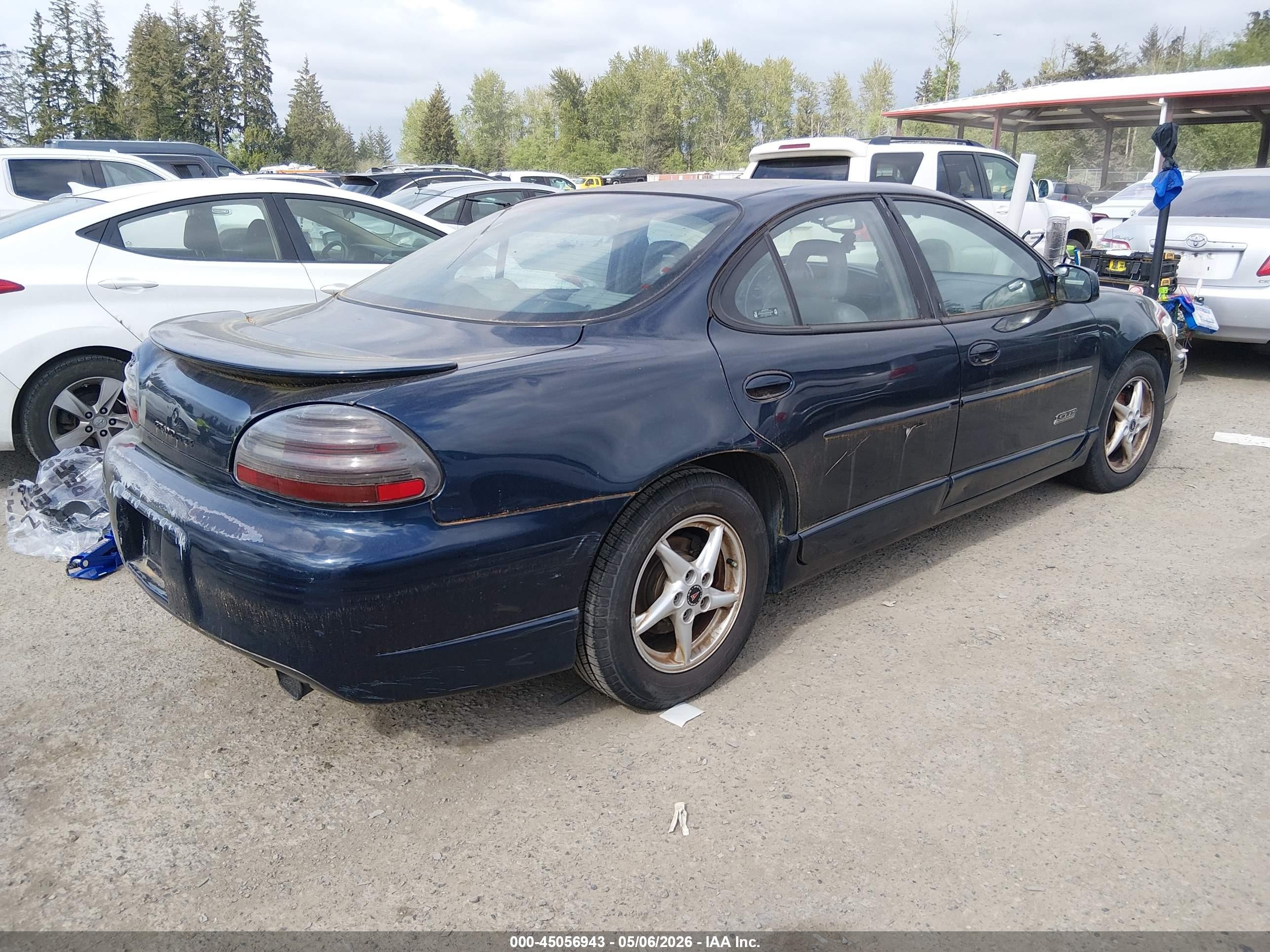 2002 Pontiac Grand Prix Gtp Синий vin: 1G2WR52142F121184