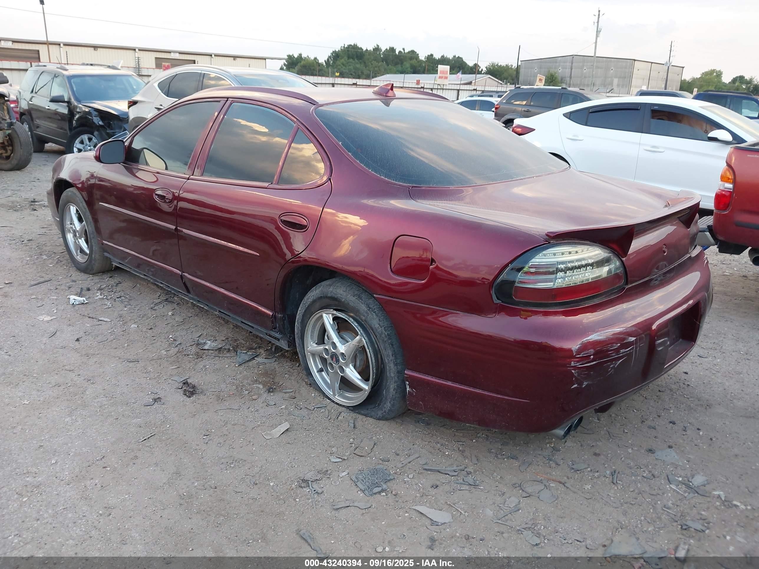 2002 Pontiac Grand Prix Gtp Maroon vin: 1G2WR52162F246610