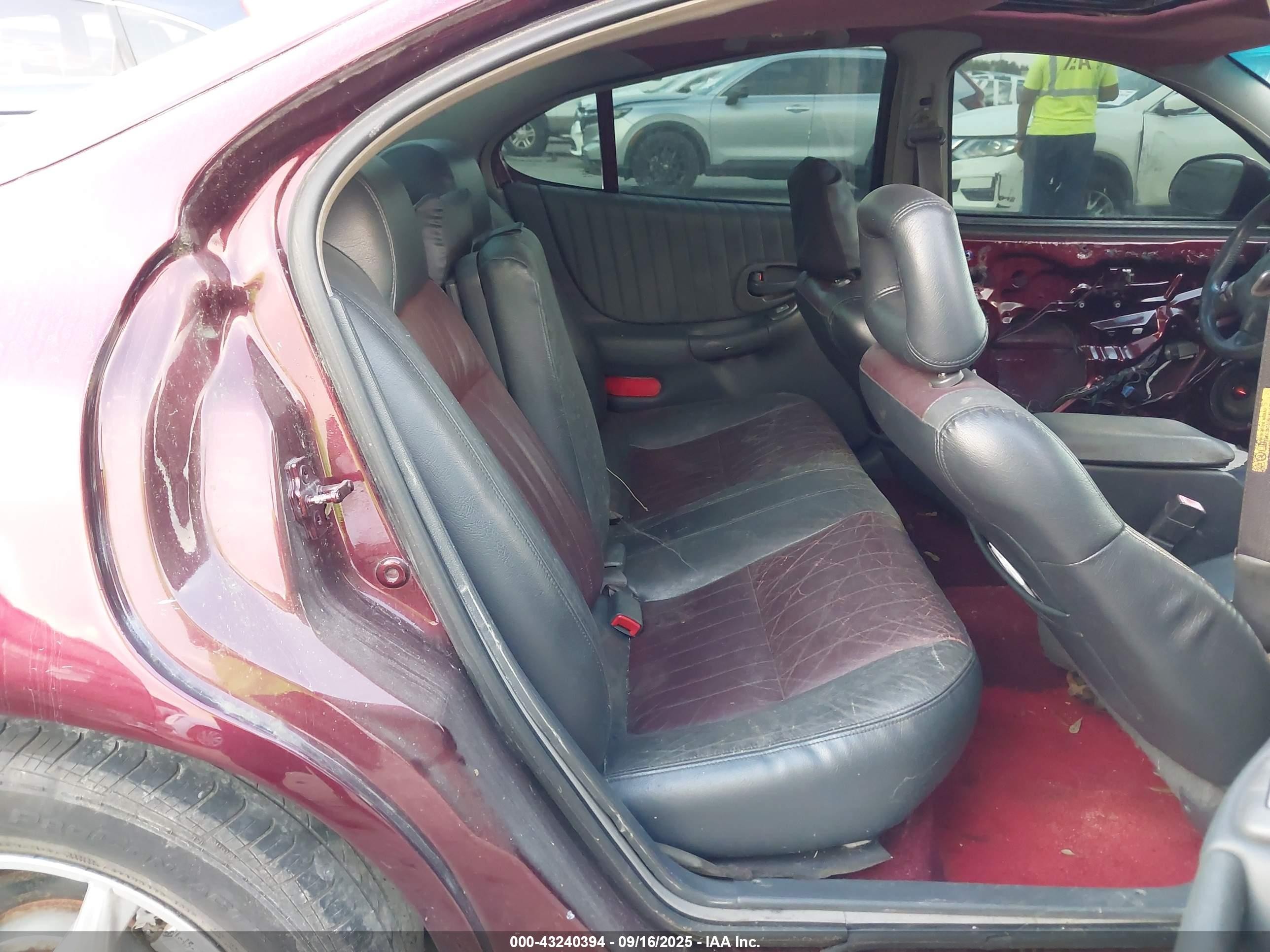 2002 Pontiac Grand Prix Gtp Maroon vin: 1G2WR52162F246610