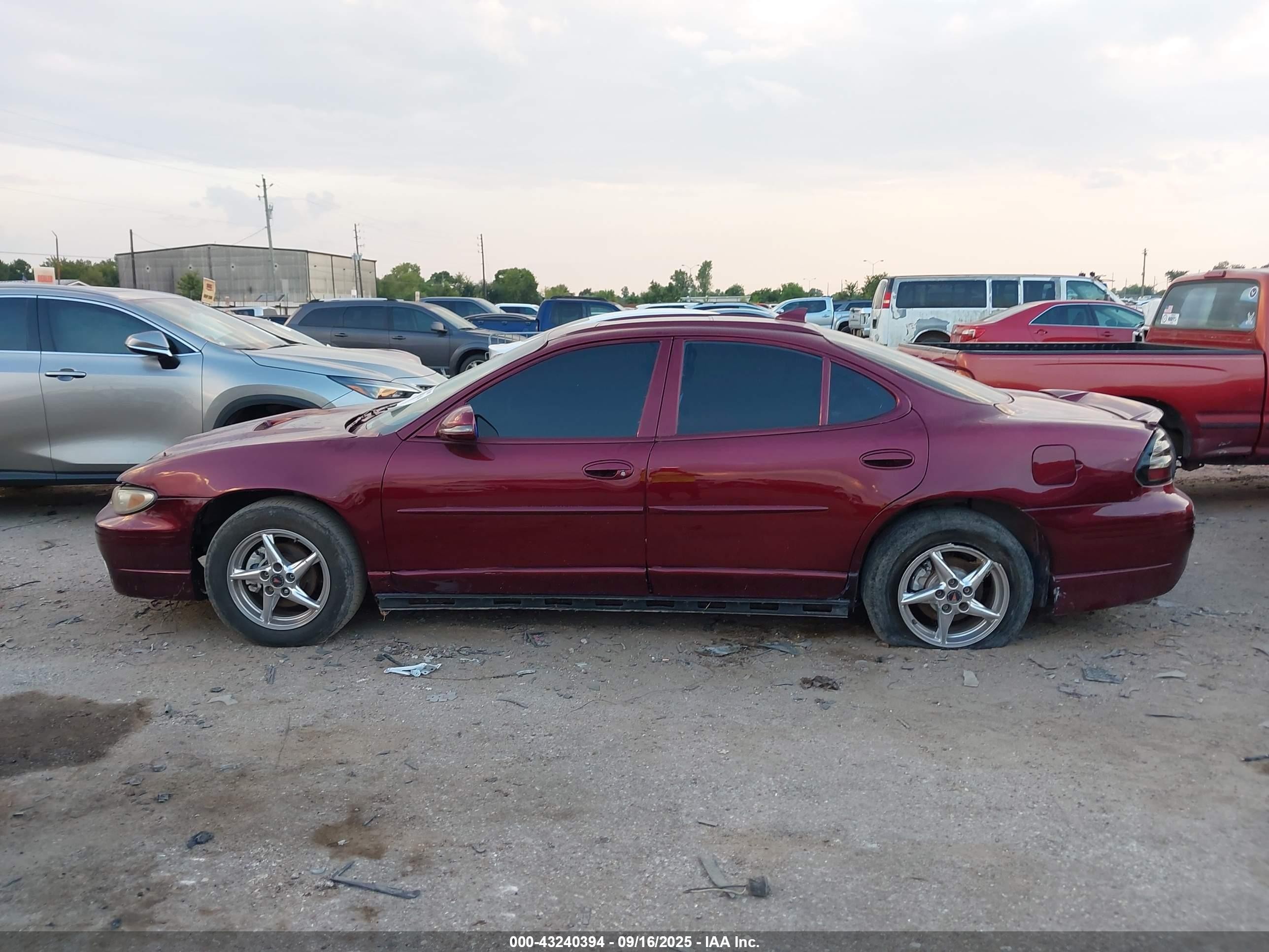 2002 Pontiac Grand Prix Gtp Maroon vin: 1G2WR52162F246610