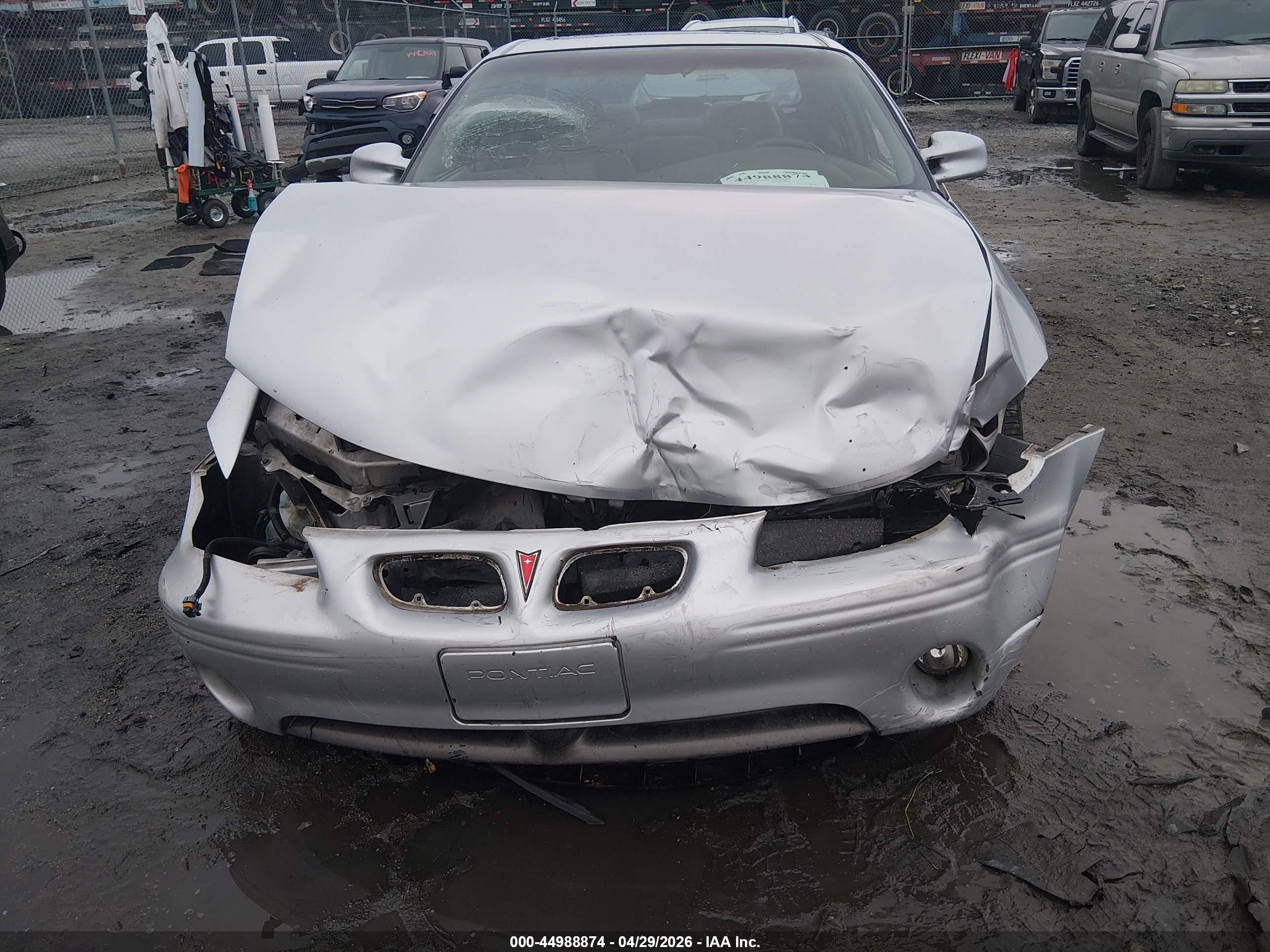 2002 Pontiac Grand Prix Gtp Silver vin: 1G2WR52172F268163