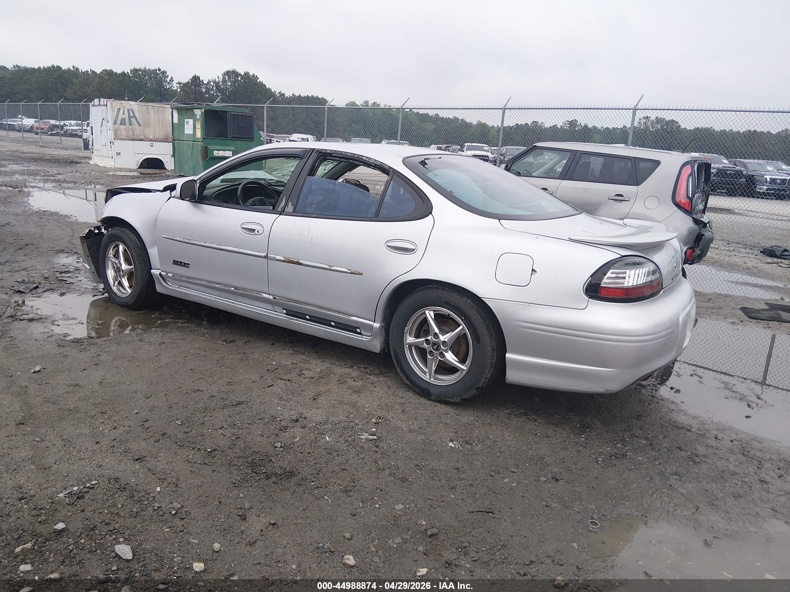 2002 Pontiac Grand Prix Gtp Silver vin: 1G2WR52172F268163