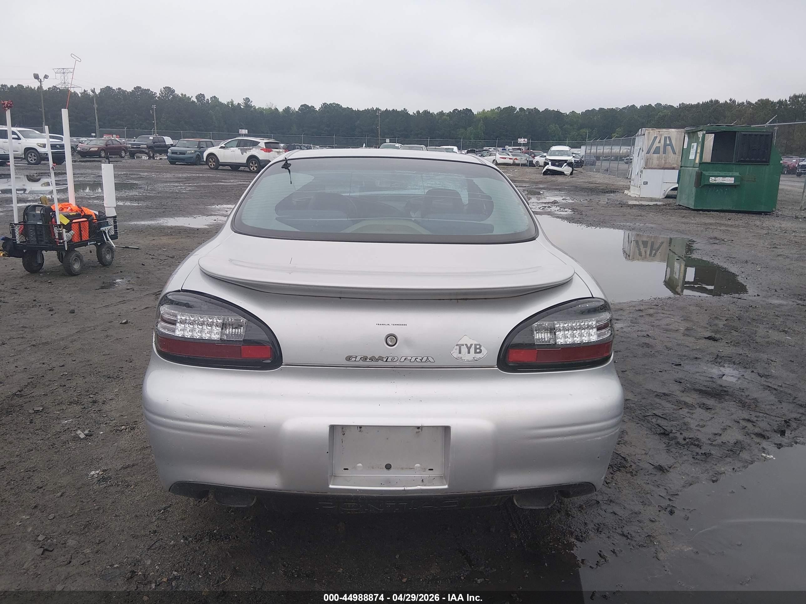 2002 Pontiac Grand Prix Gtp Silver vin: 1G2WR52172F268163