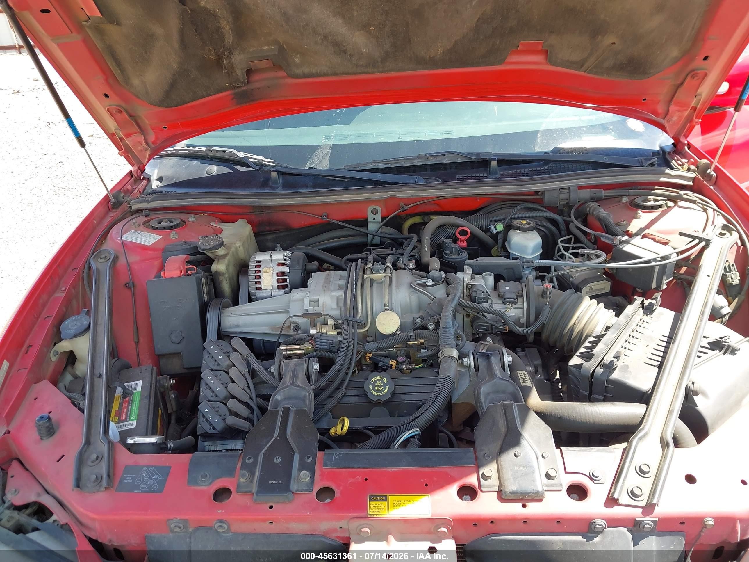 2000 Pontiac Grand Prix Gtp Red vin: 1G2WR5218YF109242