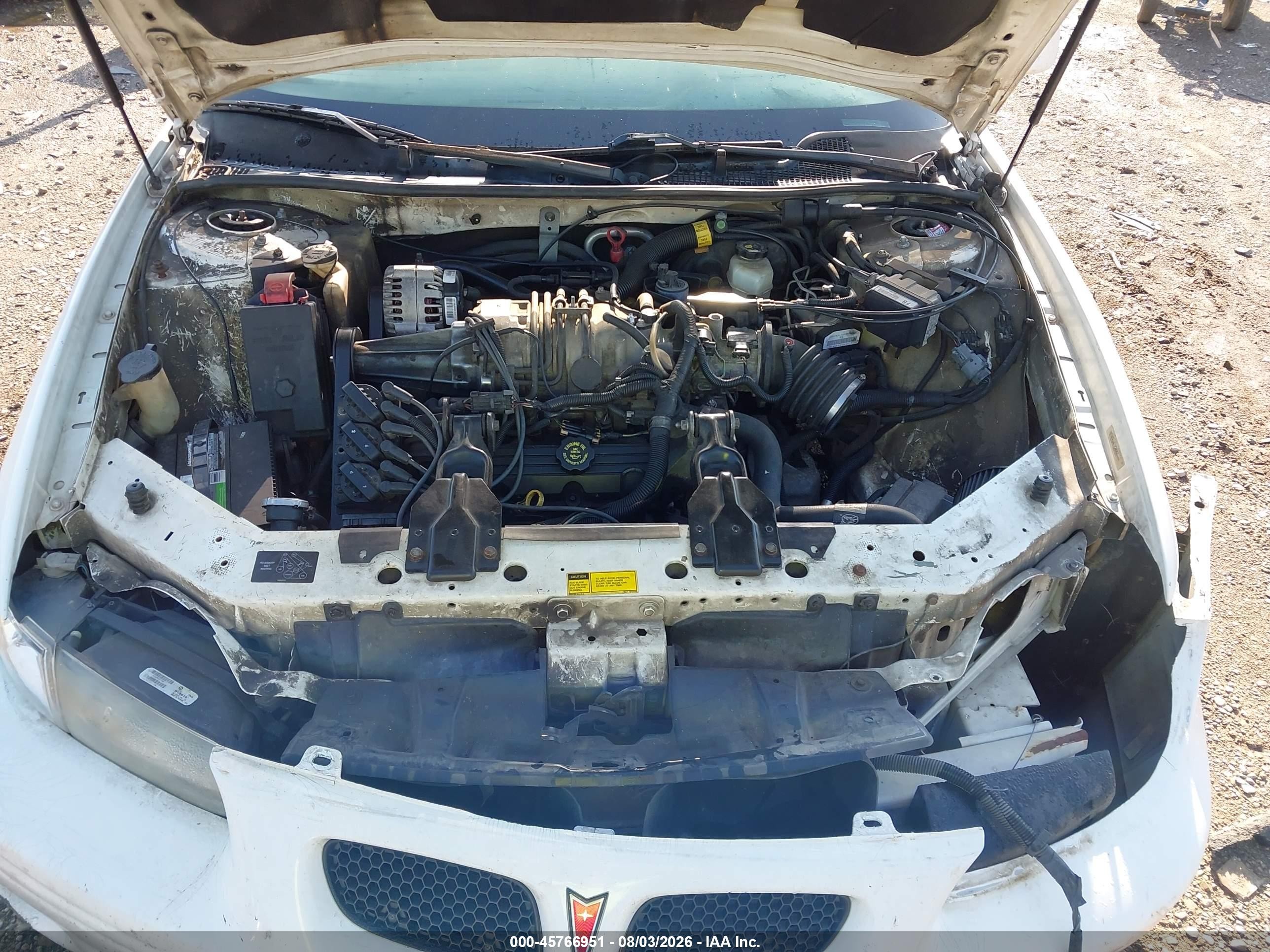 2000 Pontiac Grand Prix Gtp White vin: 1G2WR5218YF238131
