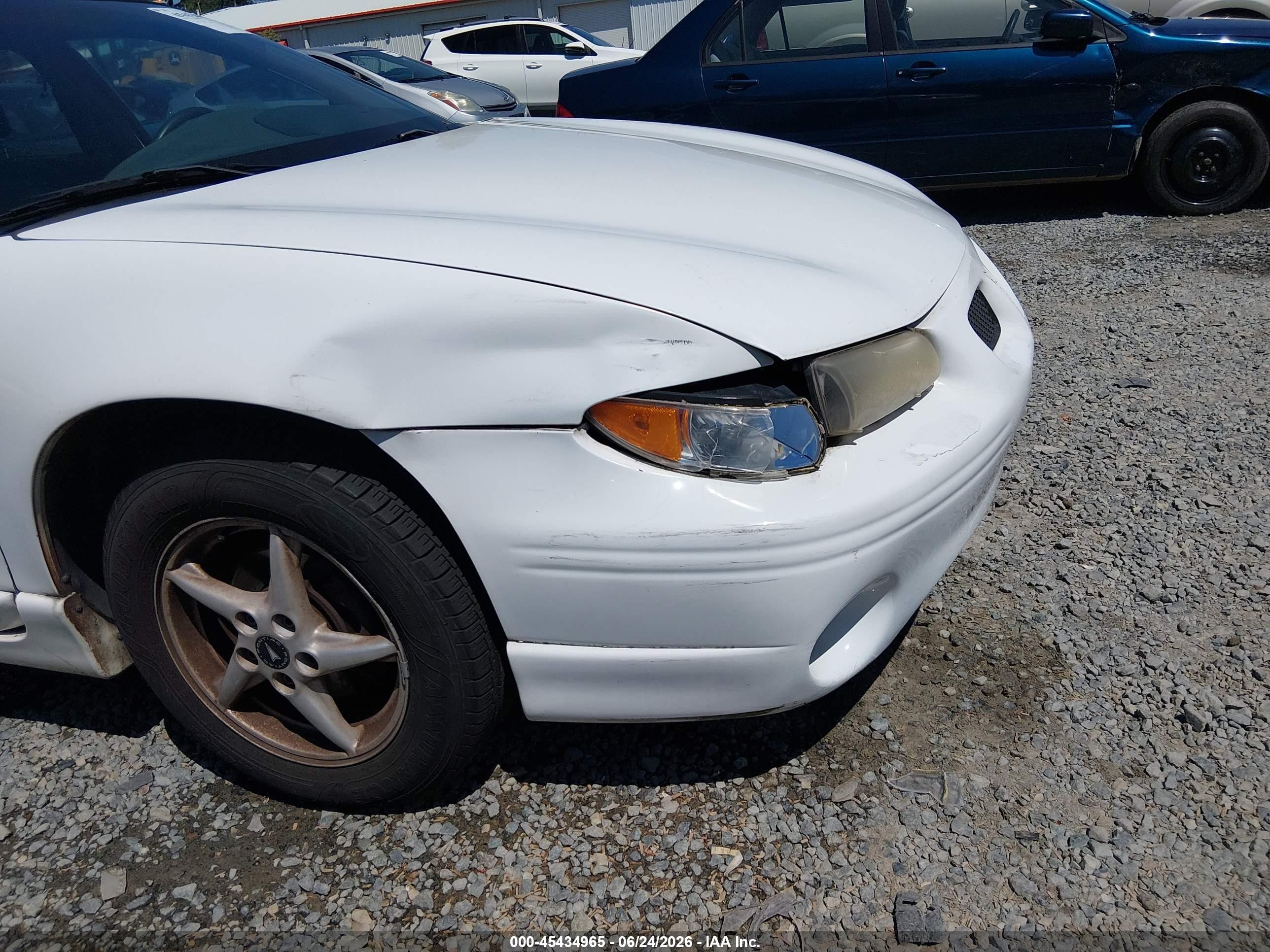 1999 Pontiac Grand Prix Gtp White vin: 1G2WR5219XF210286