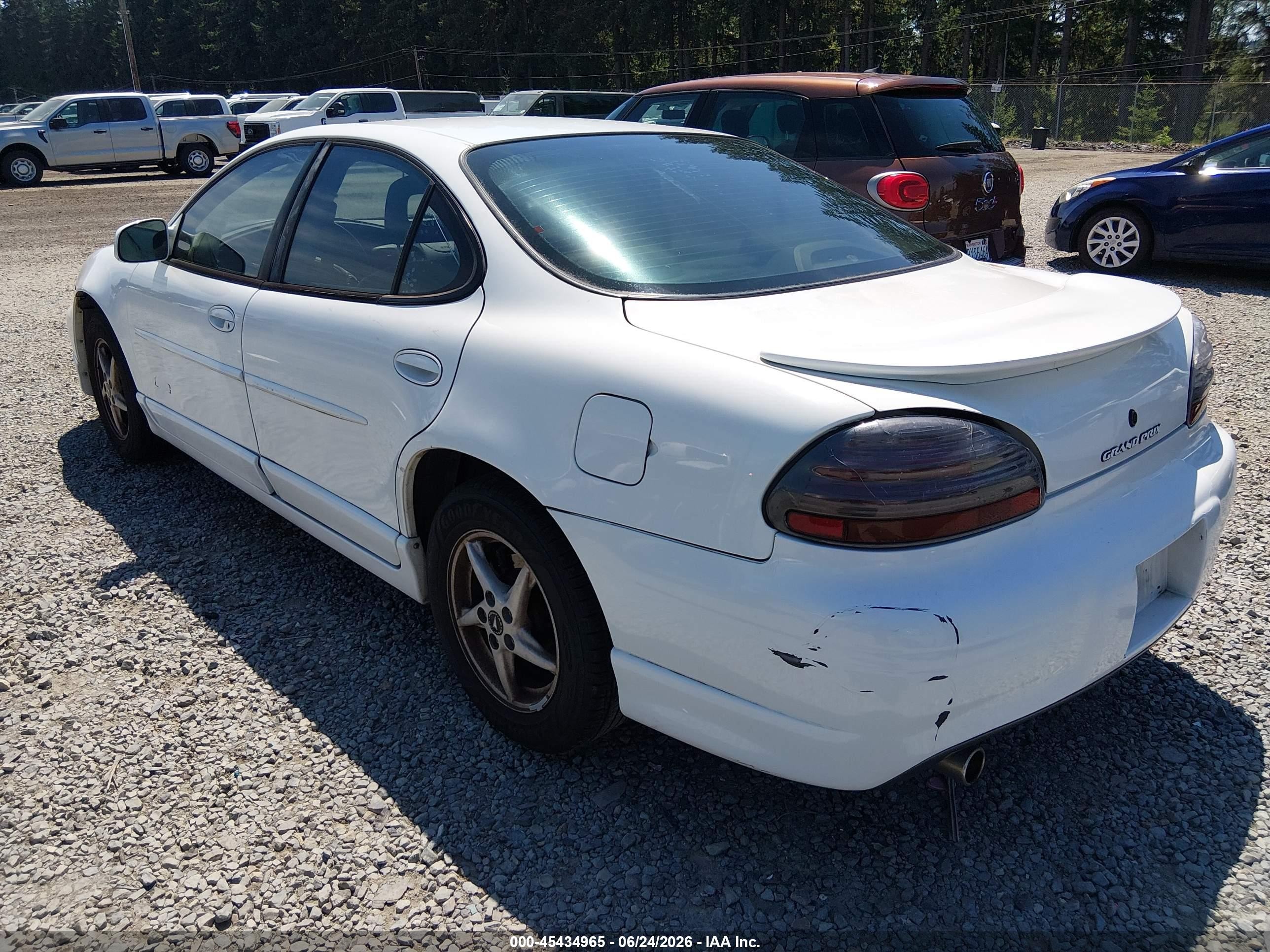 1999 Pontiac Grand Prix Gtp White vin: 1G2WR5219XF210286
