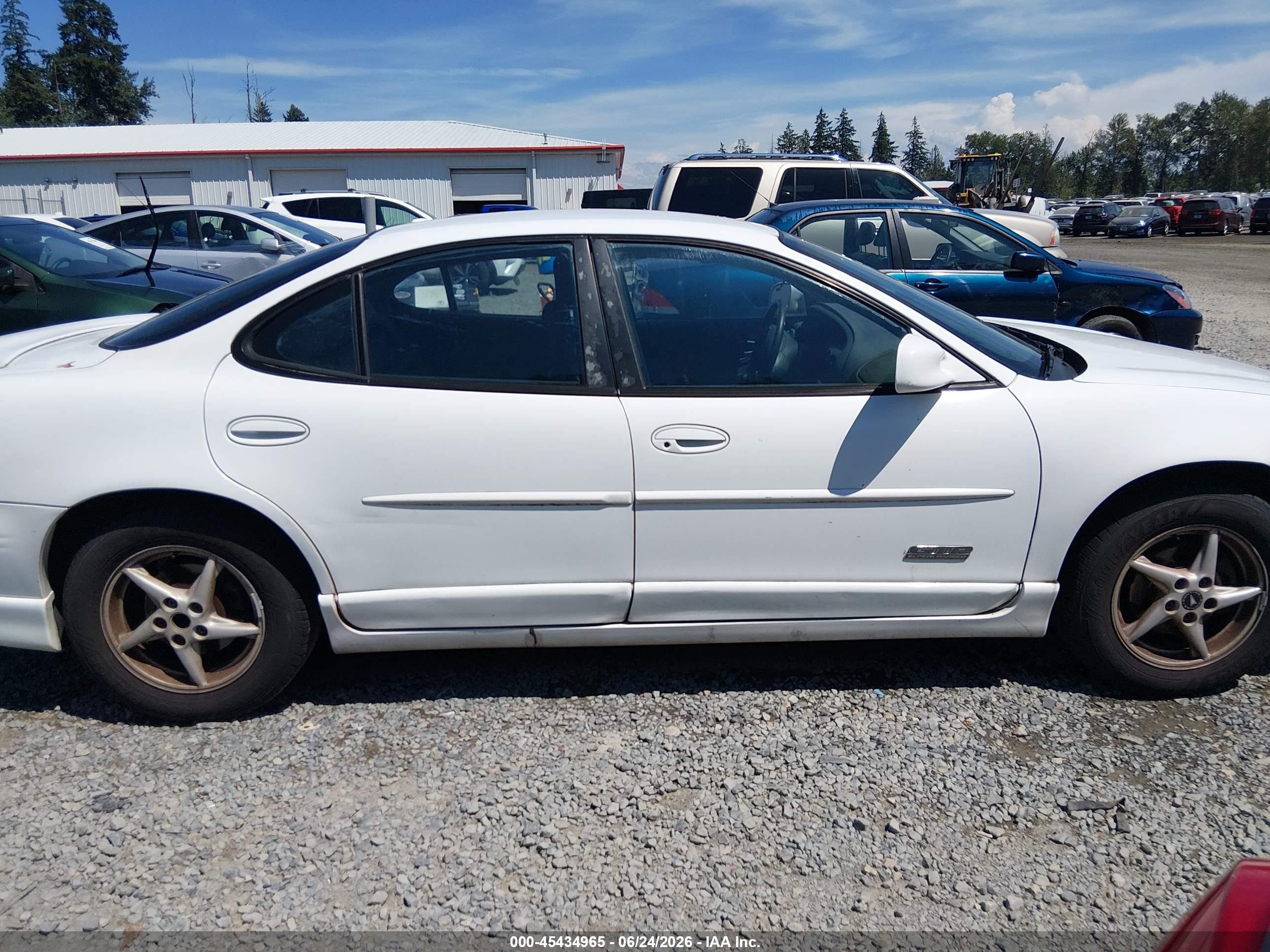 1999 Pontiac Grand Prix Gtp White vin: 1G2WR5219XF210286