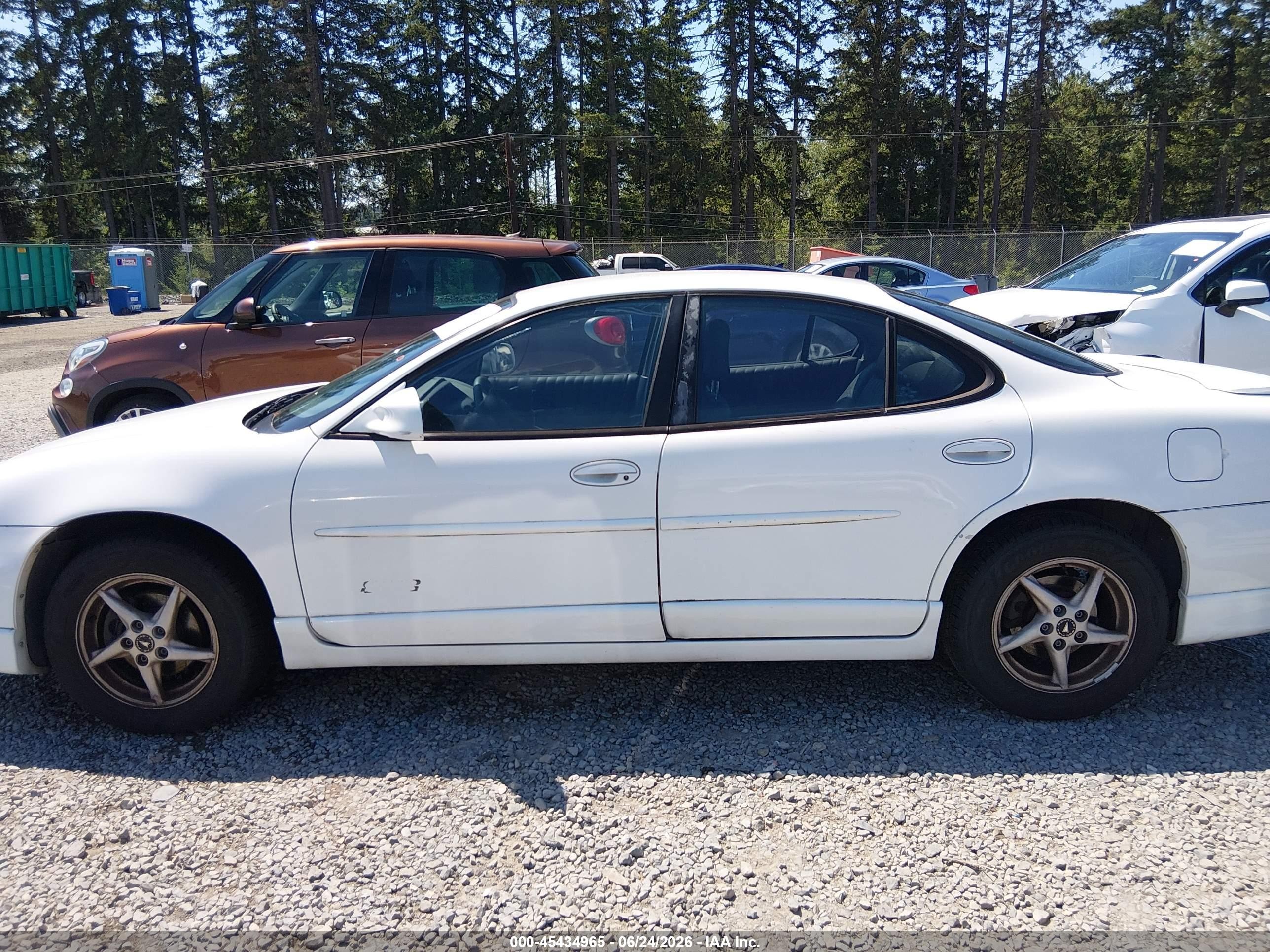 1999 Pontiac Grand Prix Gtp White vin: 1G2WR5219XF210286