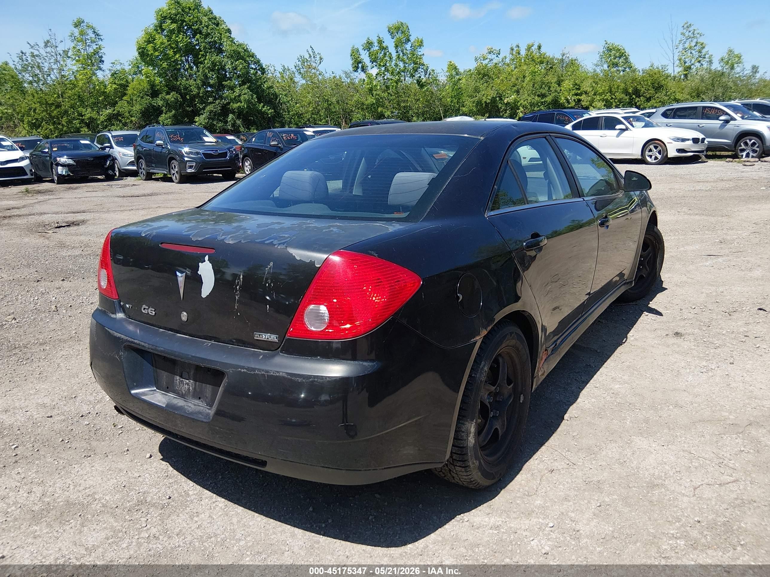 2010 Pontiac G6   Black vin: 1G2ZA5E01A4150417
