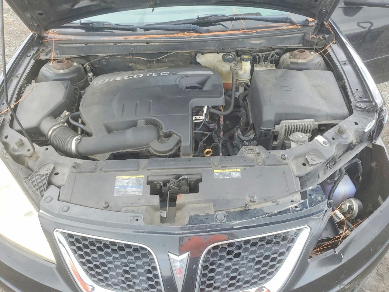 2010 Pontiac G6 Черный vin: 1G2ZA5E03A4160835