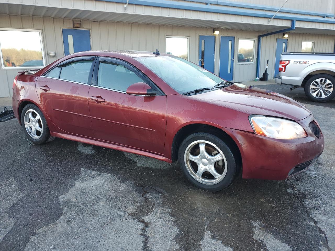 2010 Pontiac G6 Burgundy vin: 1G2ZA5EB0A4161894 Damage: Right Front Door, Dent(S) W/ Paint Dmg, 1 To 2 Inches