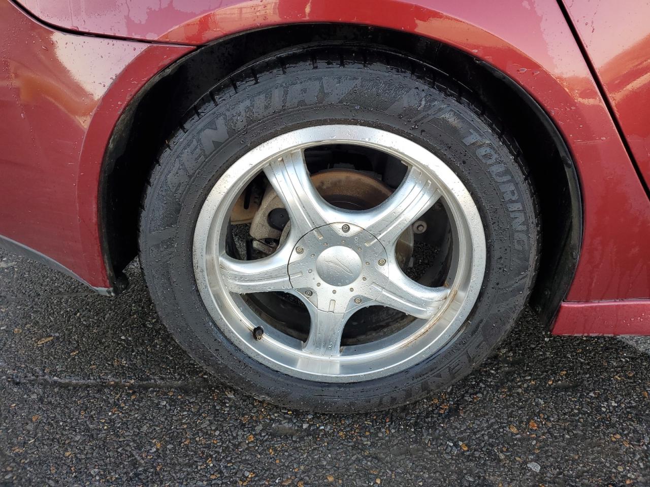 2010 Pontiac G6 Burgundy vin: 1G2ZA5EB0A4161894 Damage: Right Rear Wheel, Curb Rash, 3 To 4 Inches