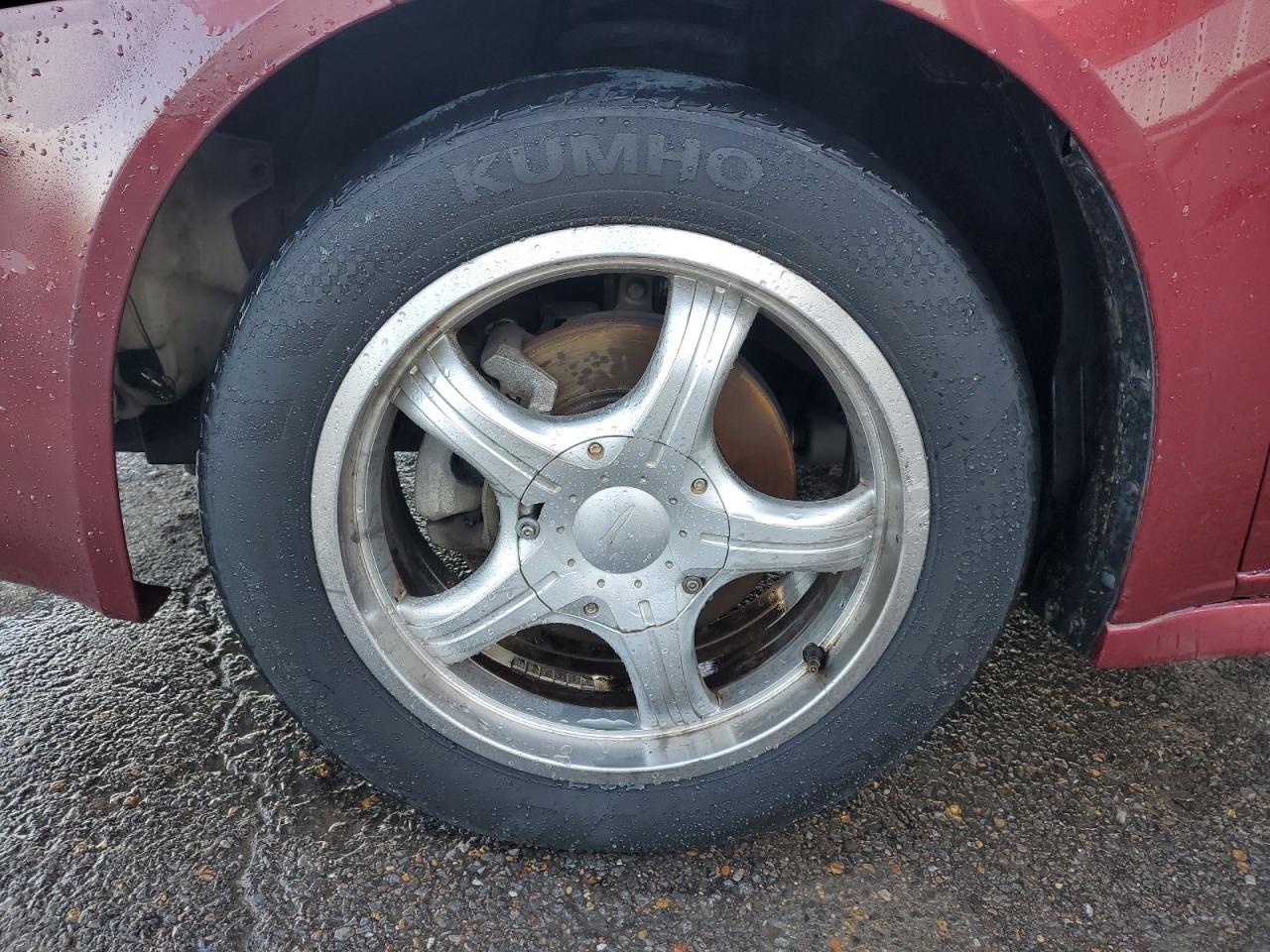 2010 Pontiac G6 Burgundy vin: 1G2ZA5EB0A4161894 Damage: Left Front Wheel, Aftermarket, Acceptable