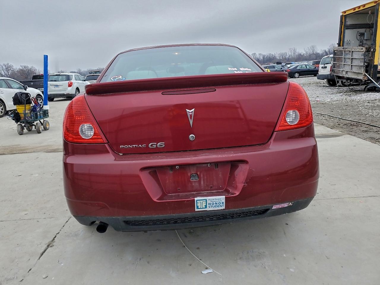 2010 Pontiac G6 Burgundy vin: 1G2ZA5EB7A4114698