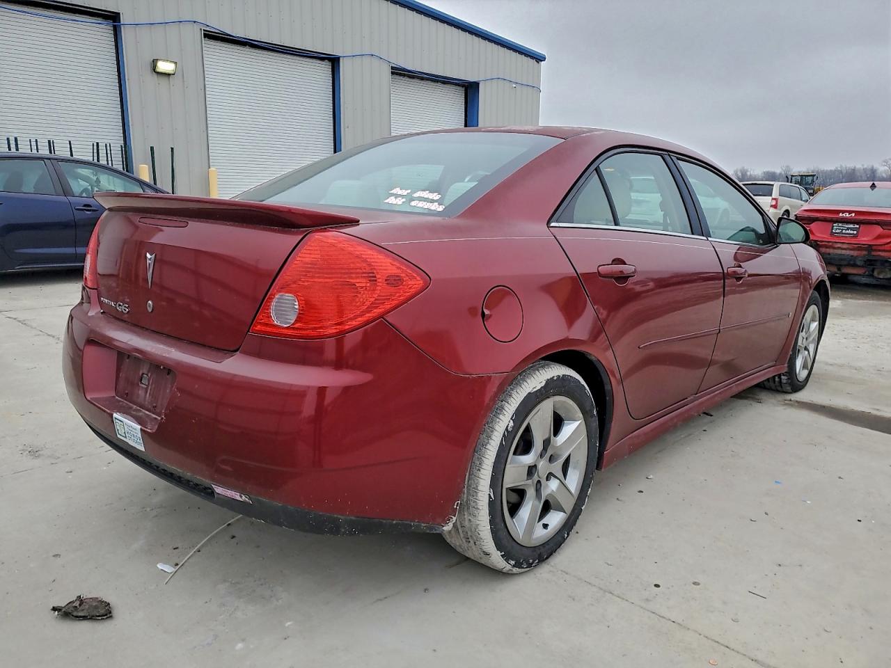 2010 Pontiac G6 Burgundy vin: 1G2ZA5EB7A4114698