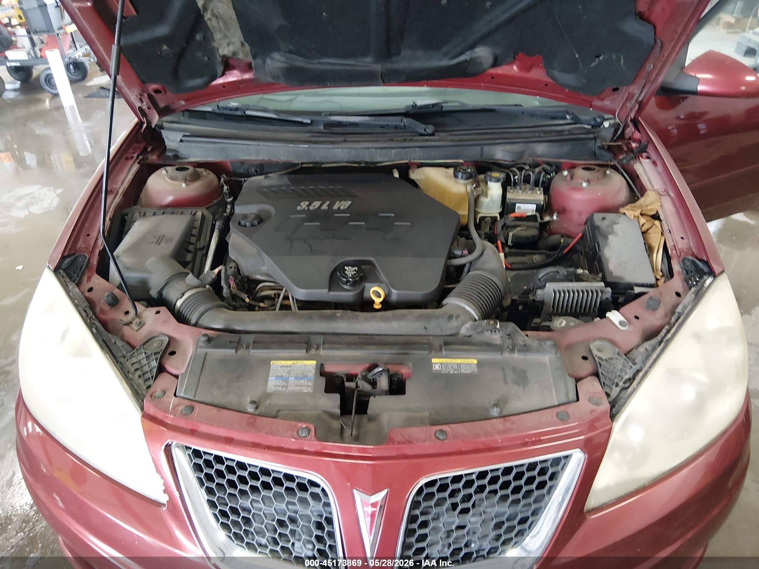 2010 Pontiac G6 Burgundy vin: 1G2ZA5EK7A4131131