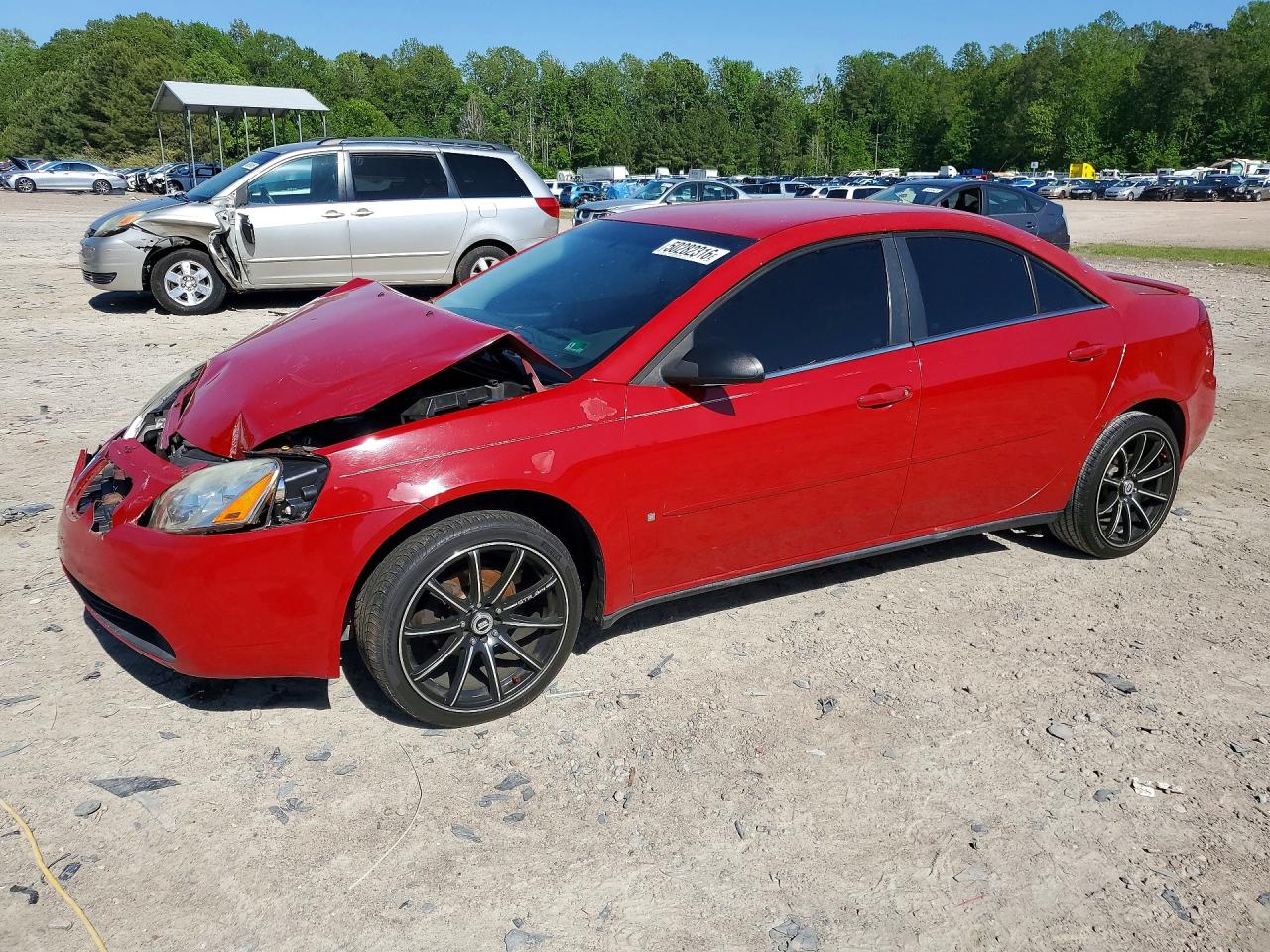 2006 Pontiac G6 Se Red vin: 1G2ZF55B164241374