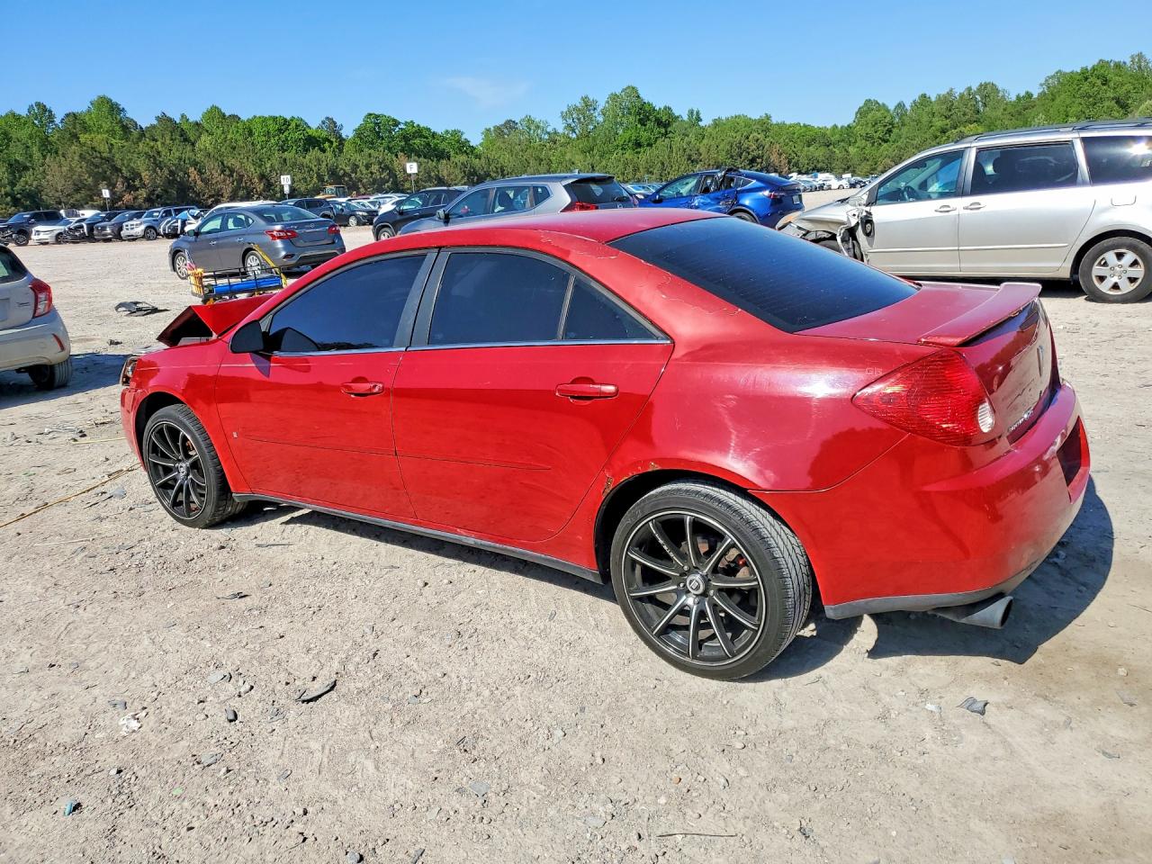 2006 Pontiac G6 Se Red vin: 1G2ZF55B164241374