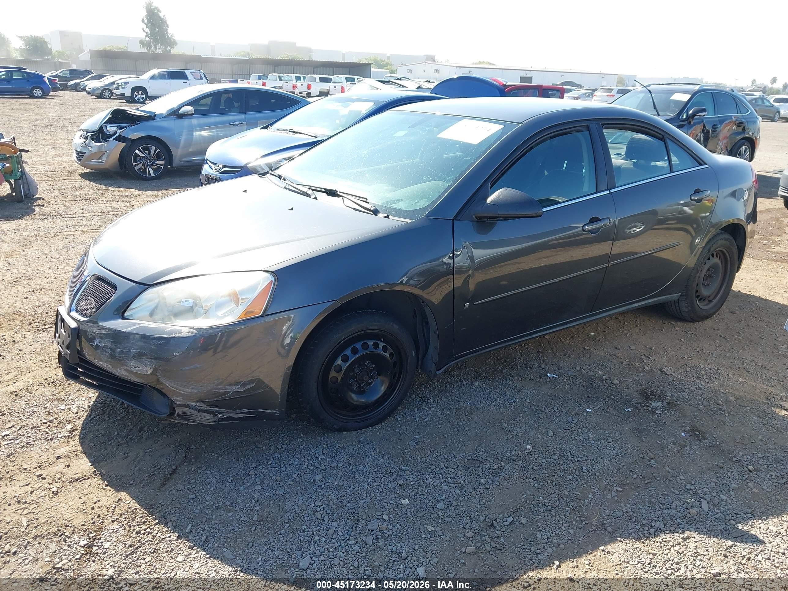 2006 Pontiac G6   Gray vin: 1G2ZF55B164291658