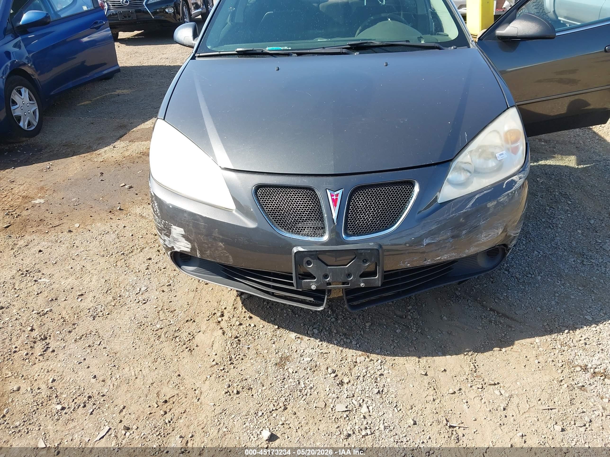 2006 Pontiac G6   Gray vin: 1G2ZF55B164291658