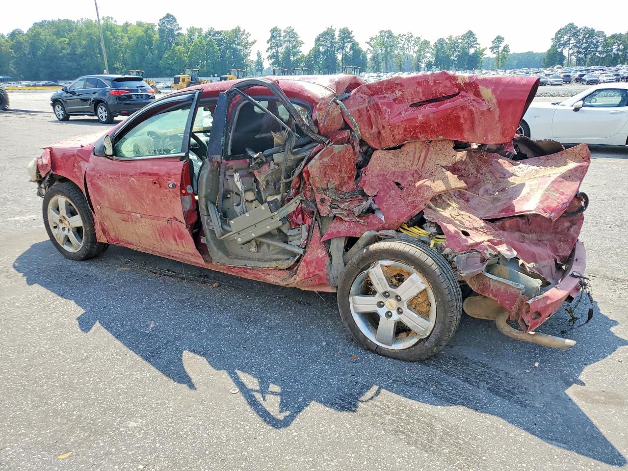 2006 Pontiac G6 Se Red vin: 1G2ZF55B664271664