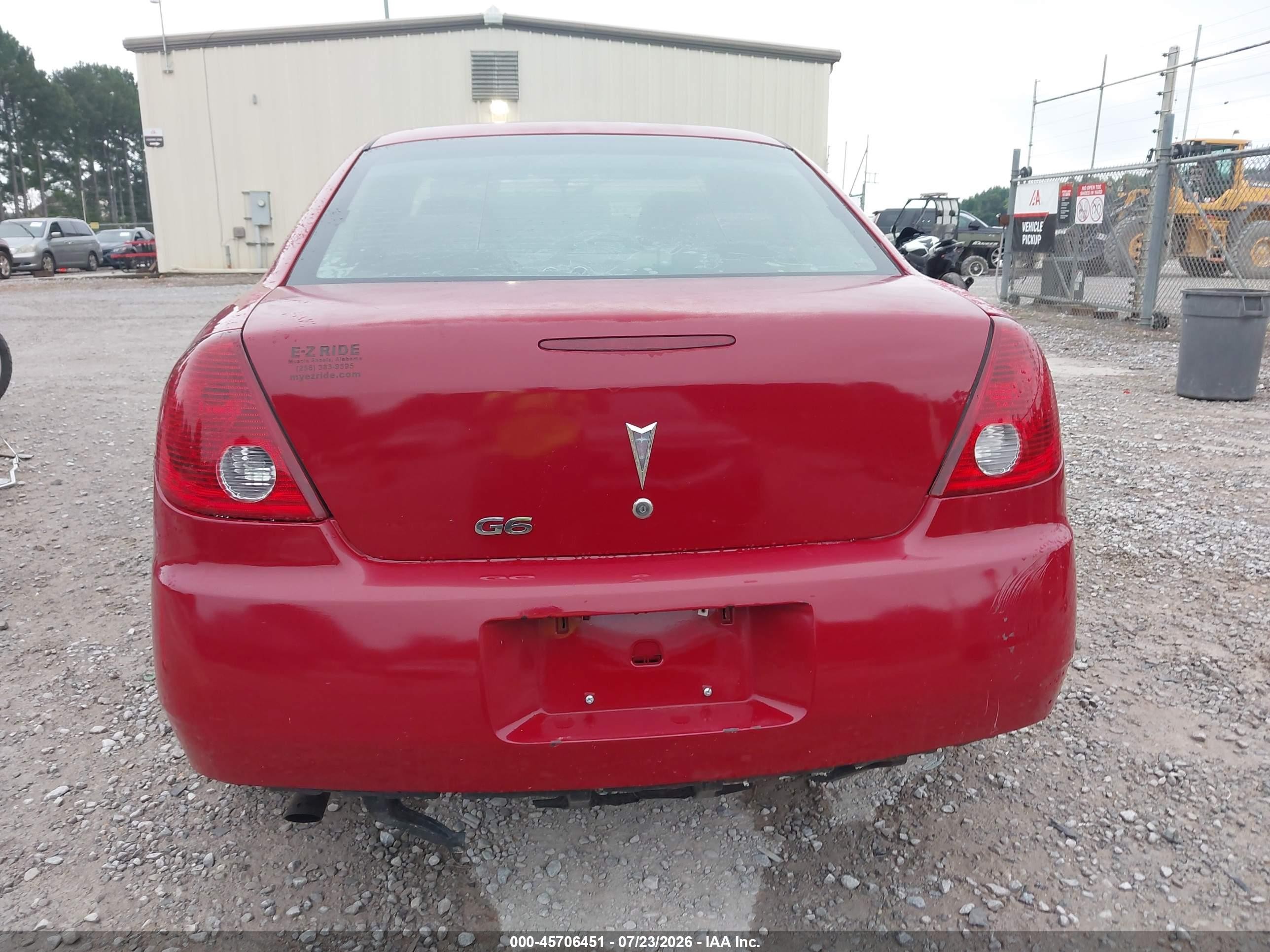 2006 Pontiac G6   Red vin: 1G2ZF55B764272659