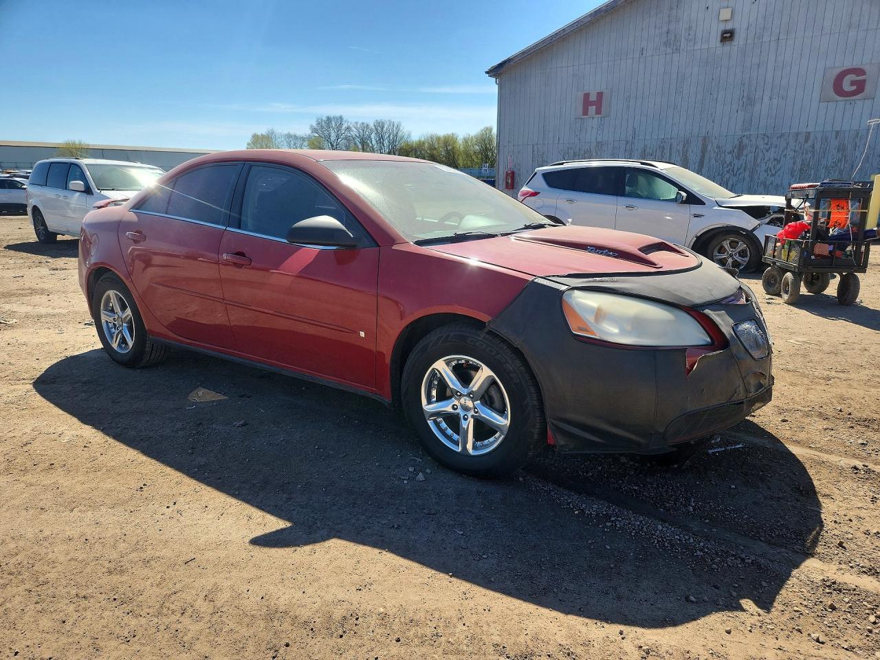 2006 Pontiac G6 Se Maroon vin: 1G2ZF55BX64201407