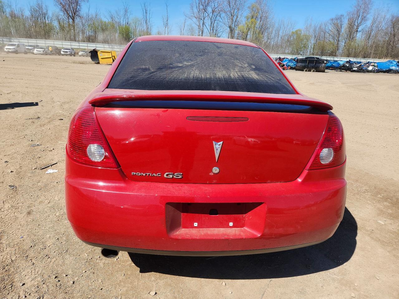 2006 Pontiac G6 Se Maroon vin: 1G2ZF55BX64201407