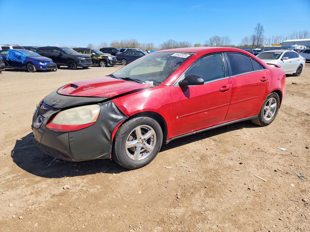 2006 Pontiac G6 Se Maroon vin: 1G2ZF55BX64201407