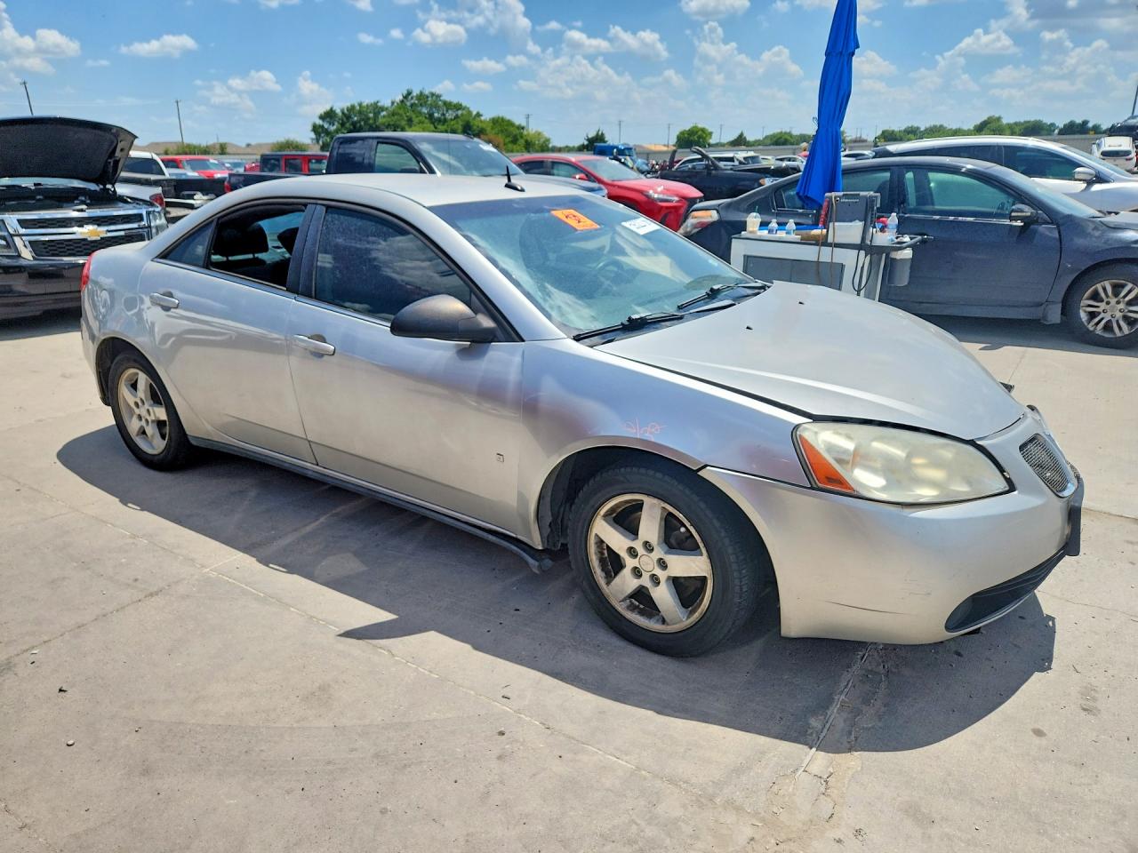 2008 Pontiac G6 Silver vin: 1G2ZF57B184205653