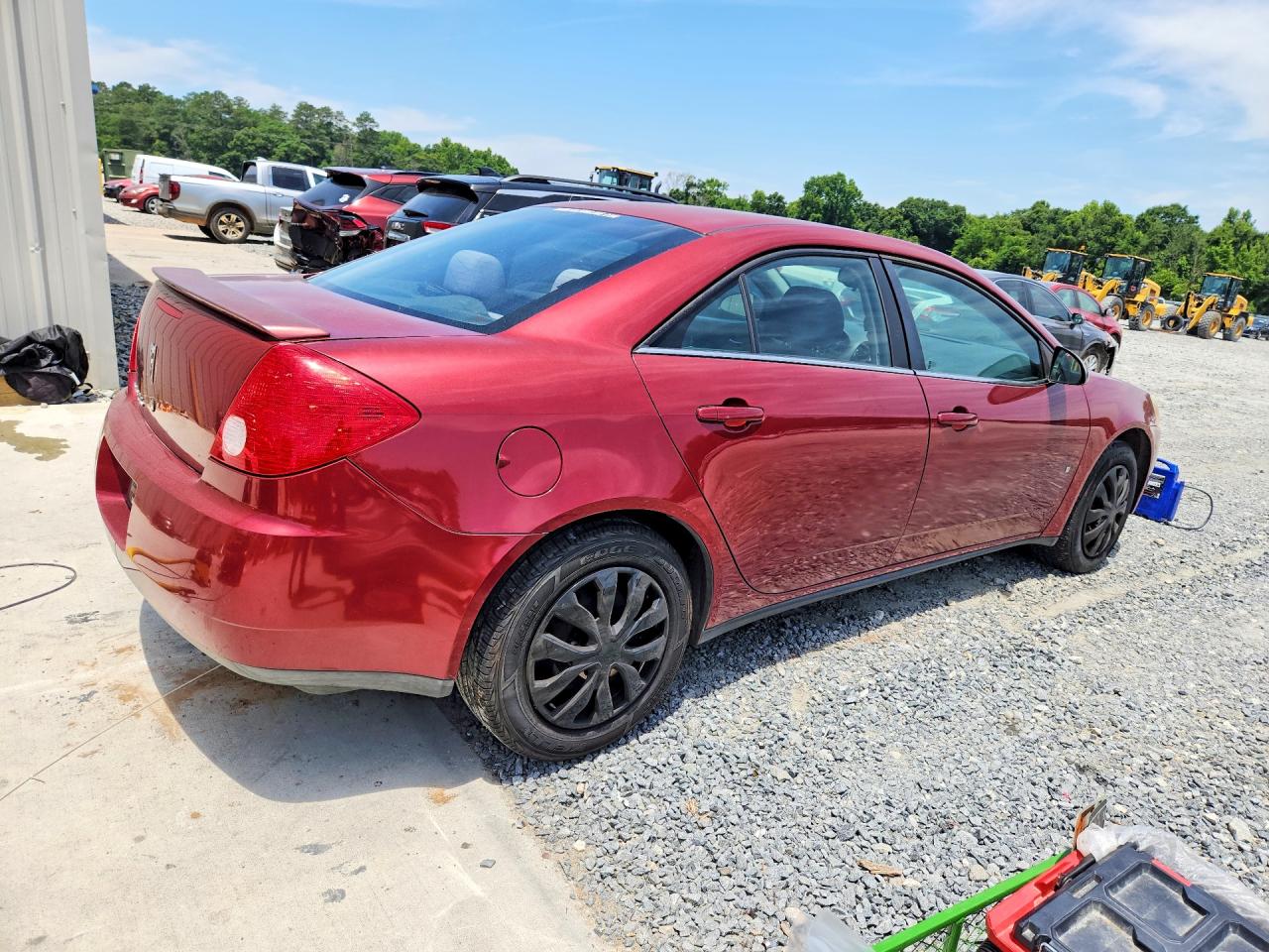 2008 Pontiac G6 Value Leader Бордовый vin: 1G2ZF57B184220024