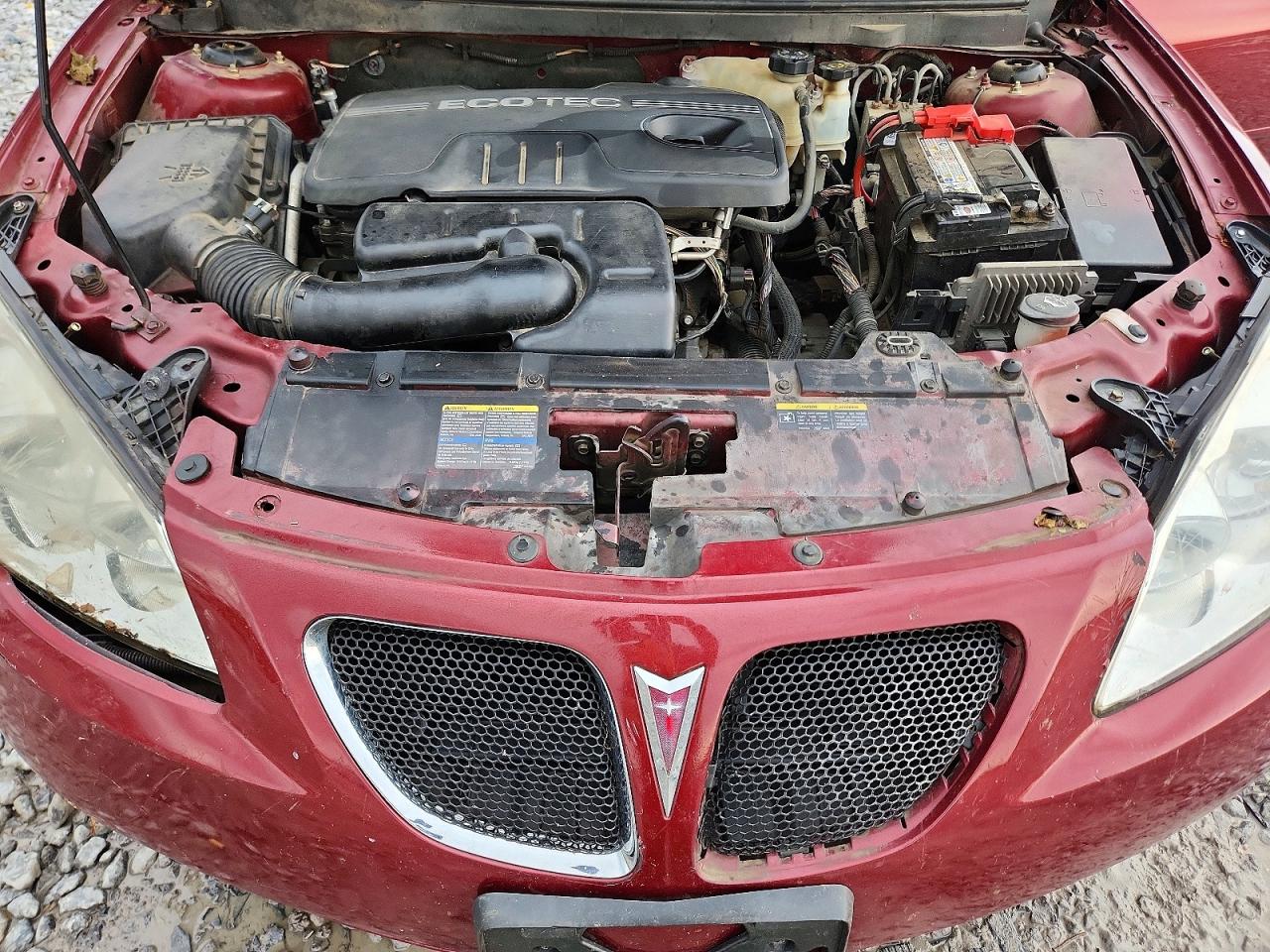 2008 Pontiac G6 Value Leader Burgundy vin: 1G2ZF57B484115364