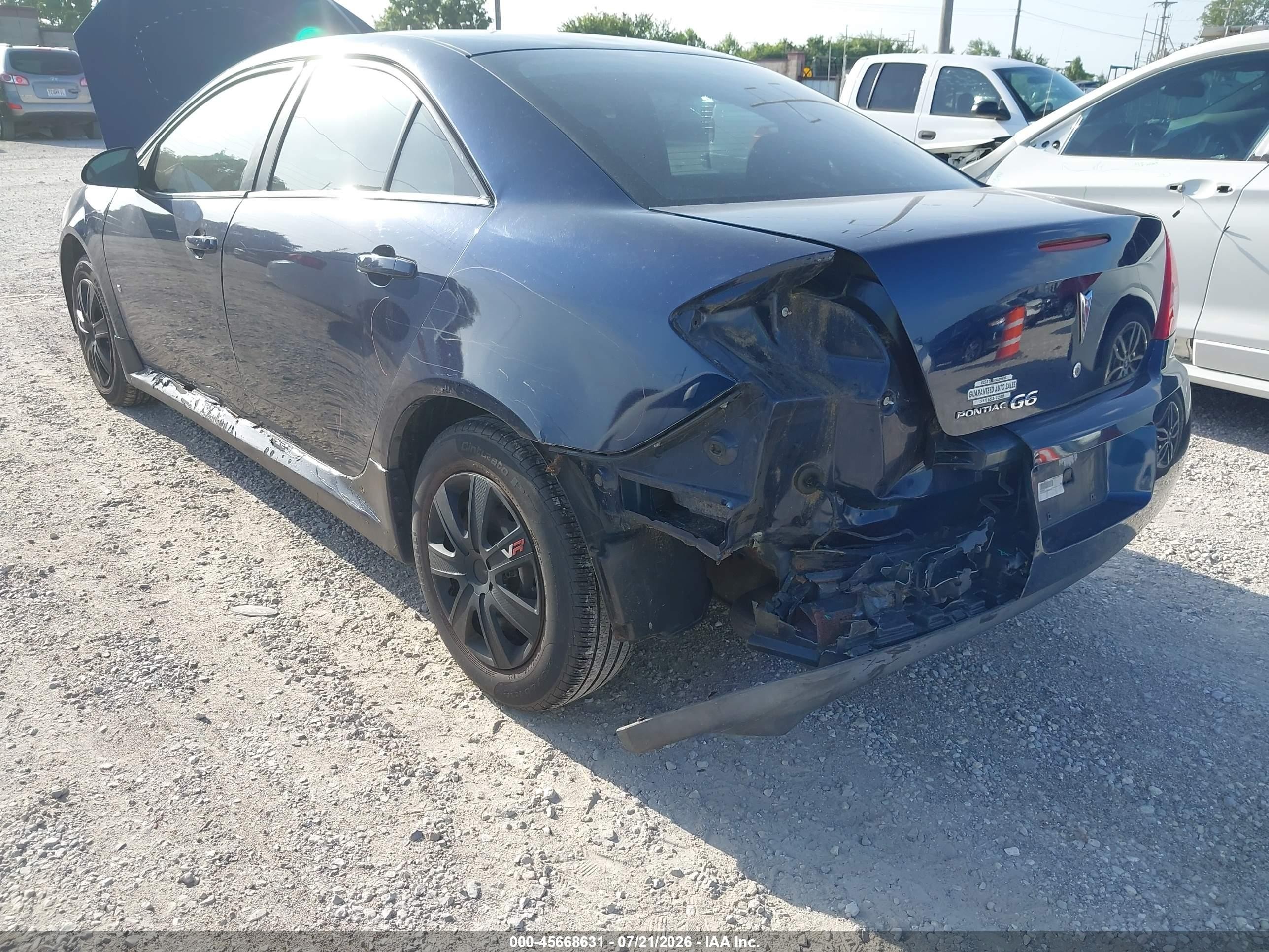 2008 Pontiac G6 Value Leader Dark Blue vin: 1G2ZF57B584229485