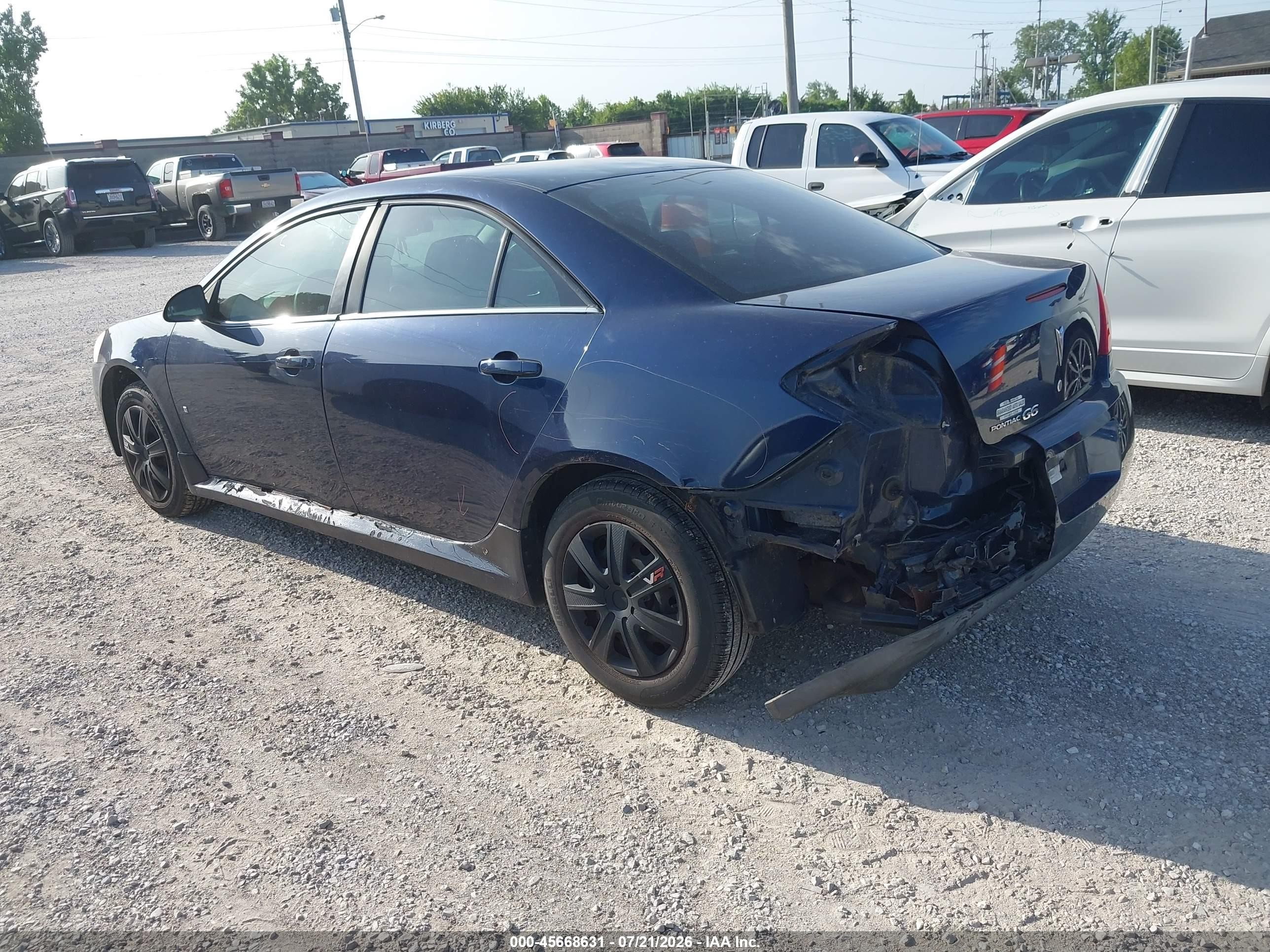 2008 Pontiac G6 Value Leader Dark Blue vin: 1G2ZF57B584229485