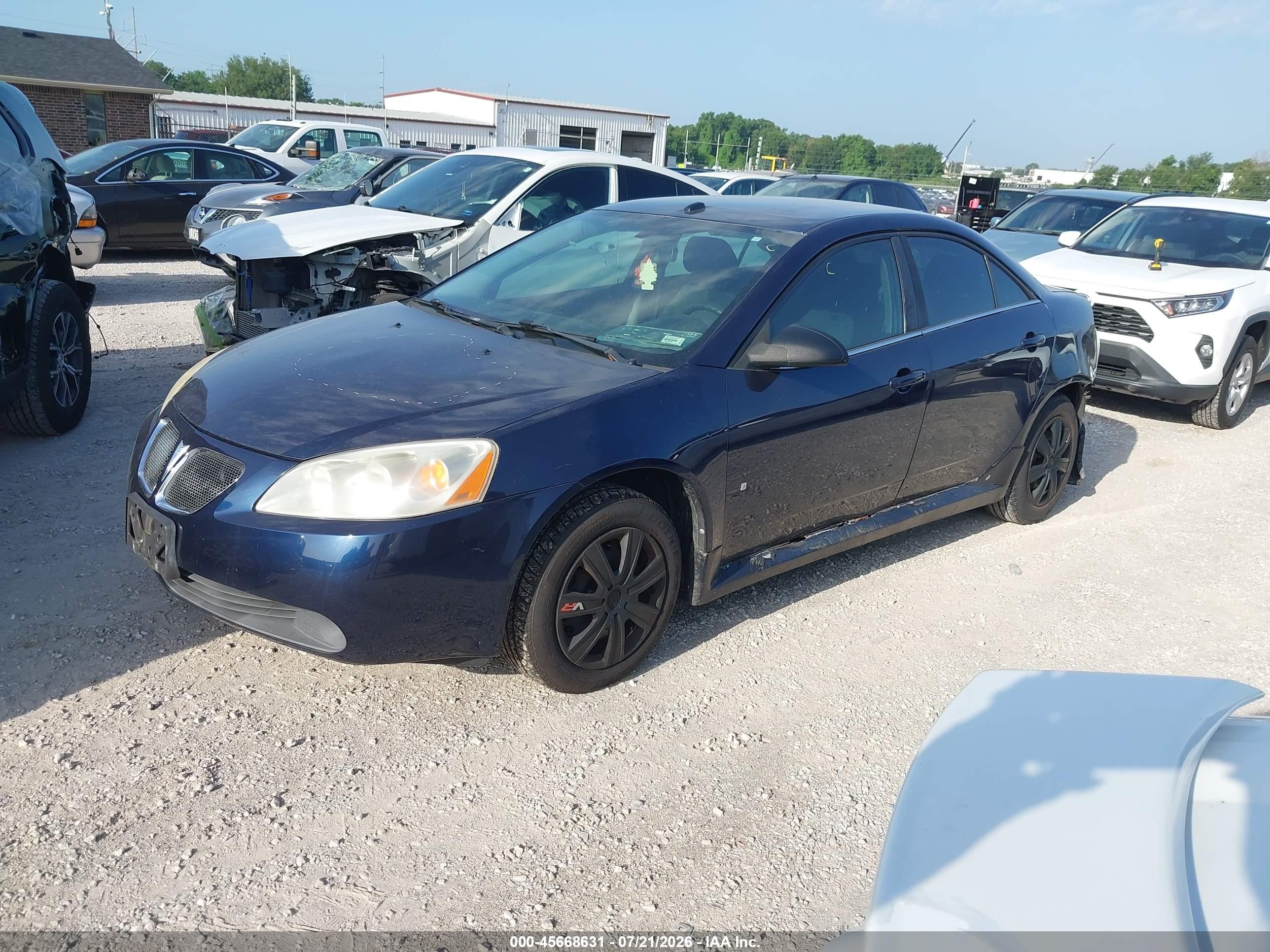 2008 Pontiac G6 Value Leader Dark Blue vin: 1G2ZF57B584229485
