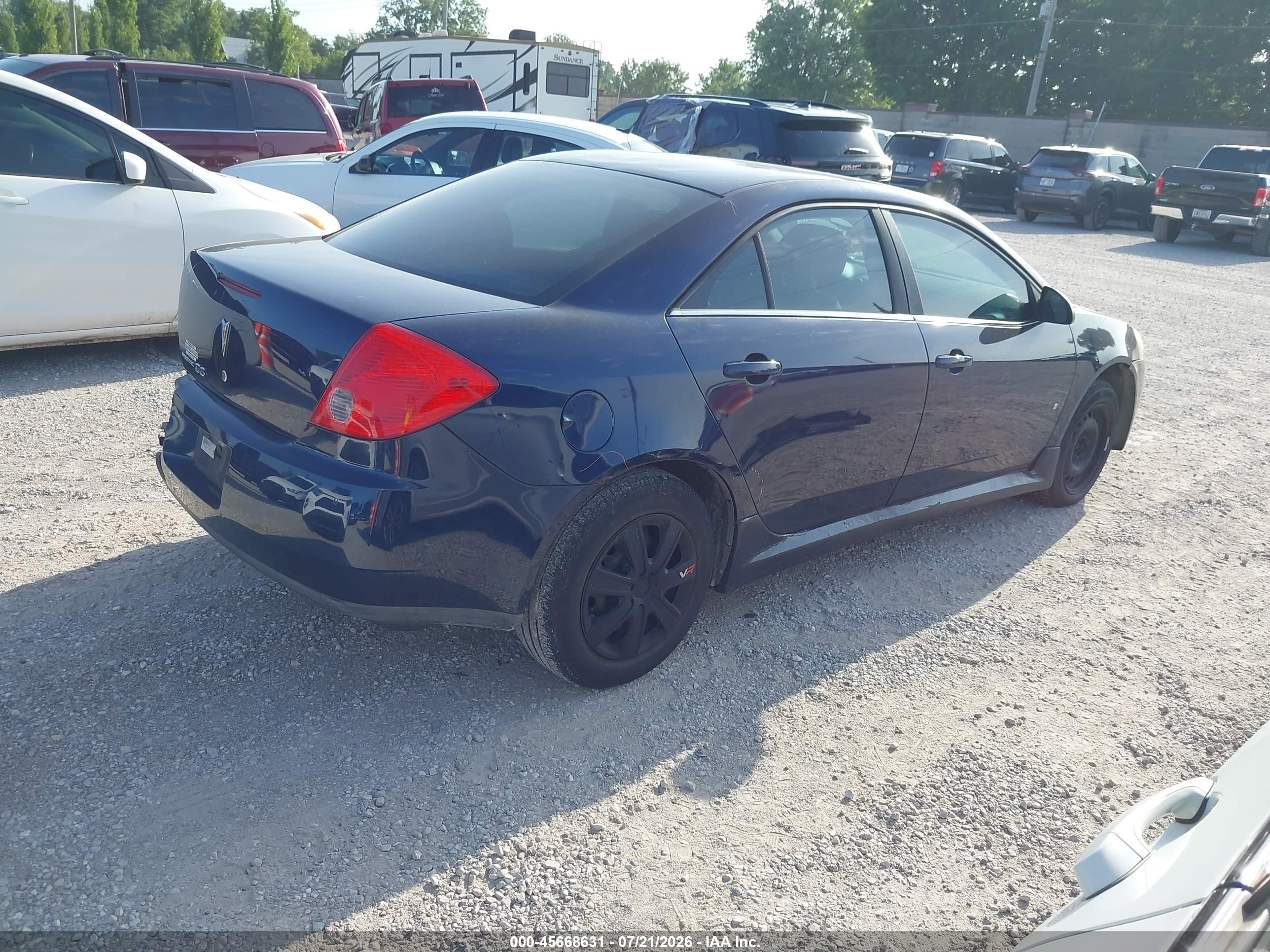 2008 Pontiac G6 Value Leader Dark Blue vin: 1G2ZF57B584229485