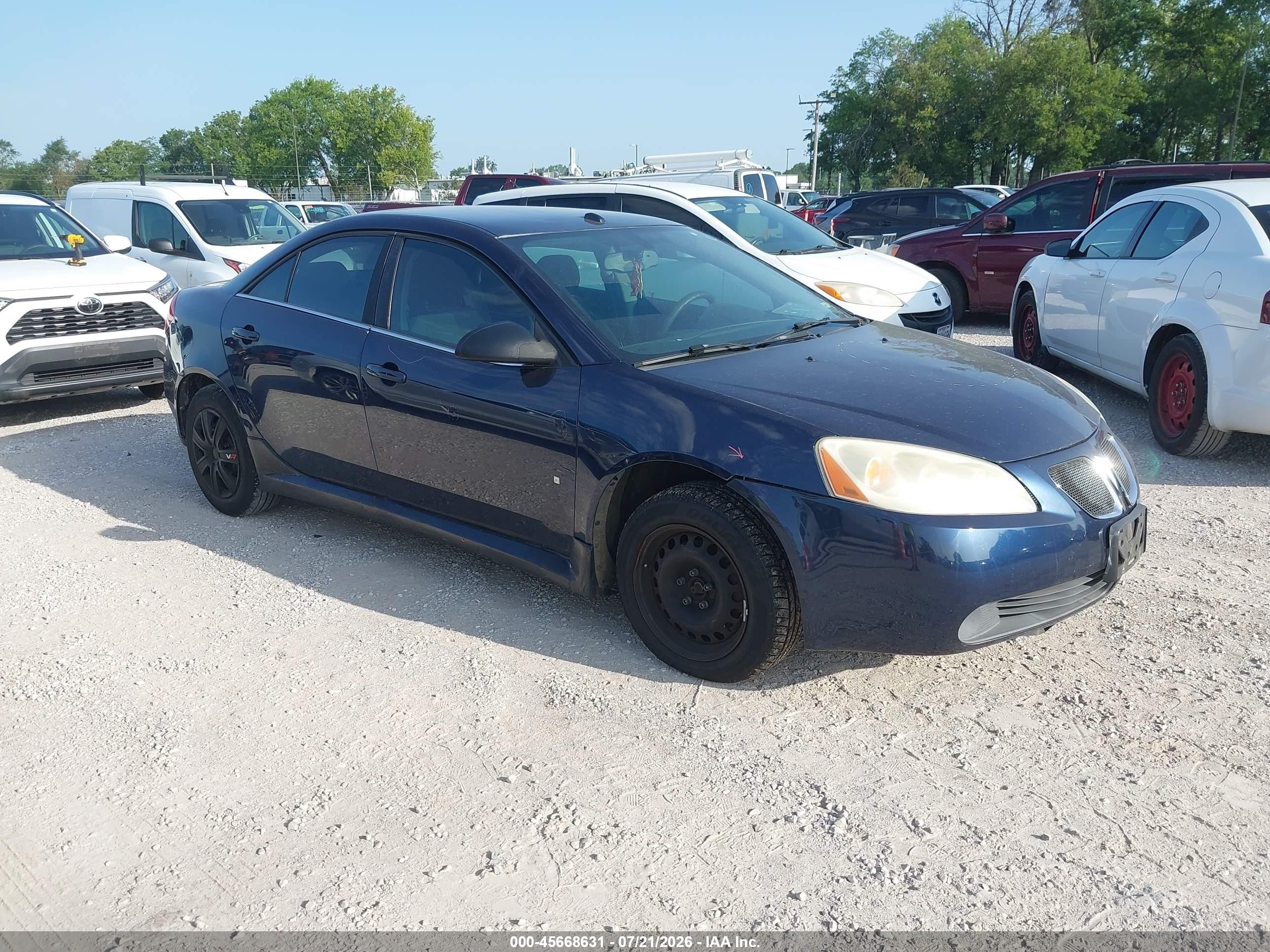 2008 Pontiac G6 Value Leader Dark Blue vin: 1G2ZF57B584229485