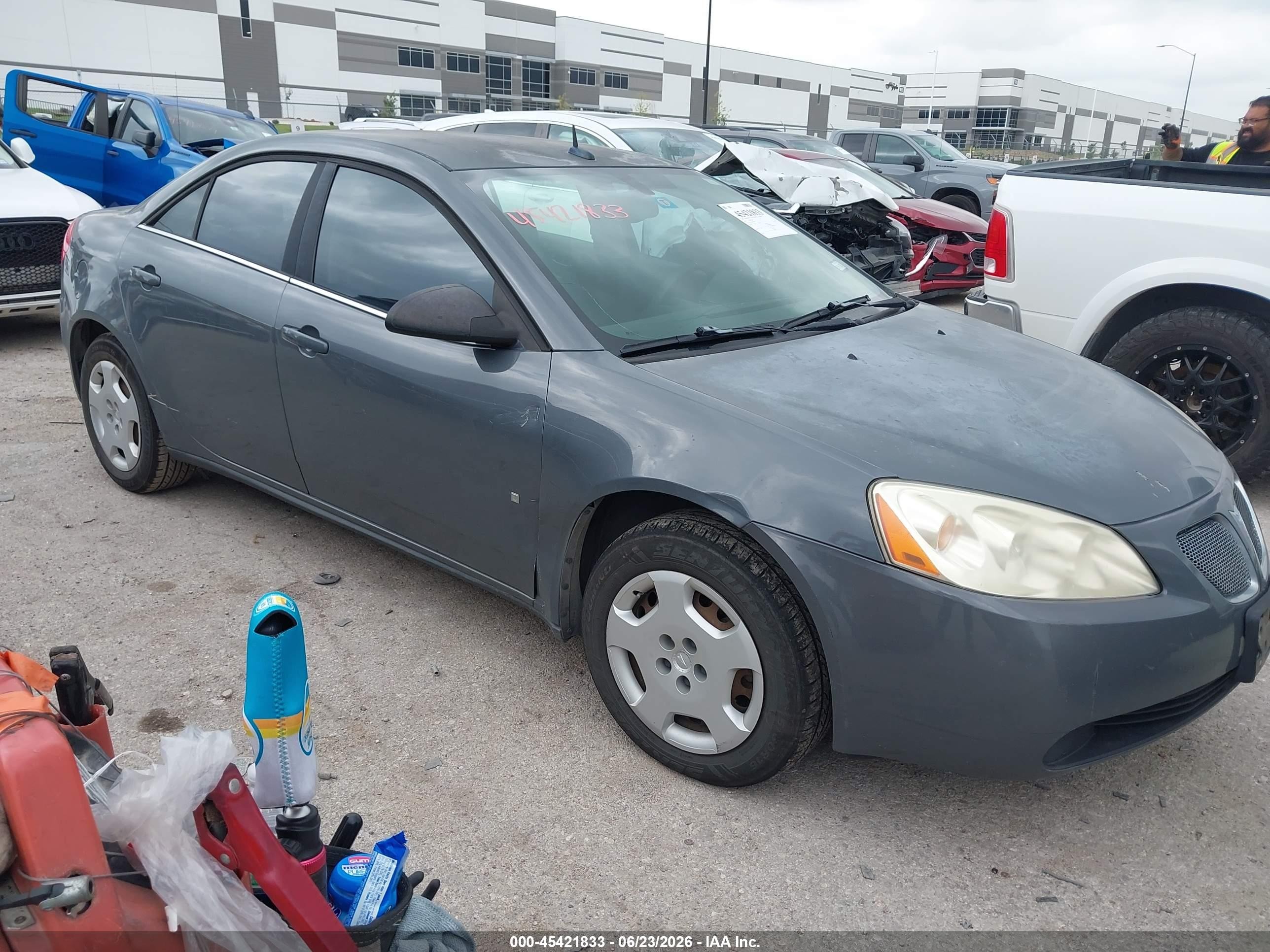 2008 Pontiac G6 Value Leader Gray vin: 1G2ZF57B684126009