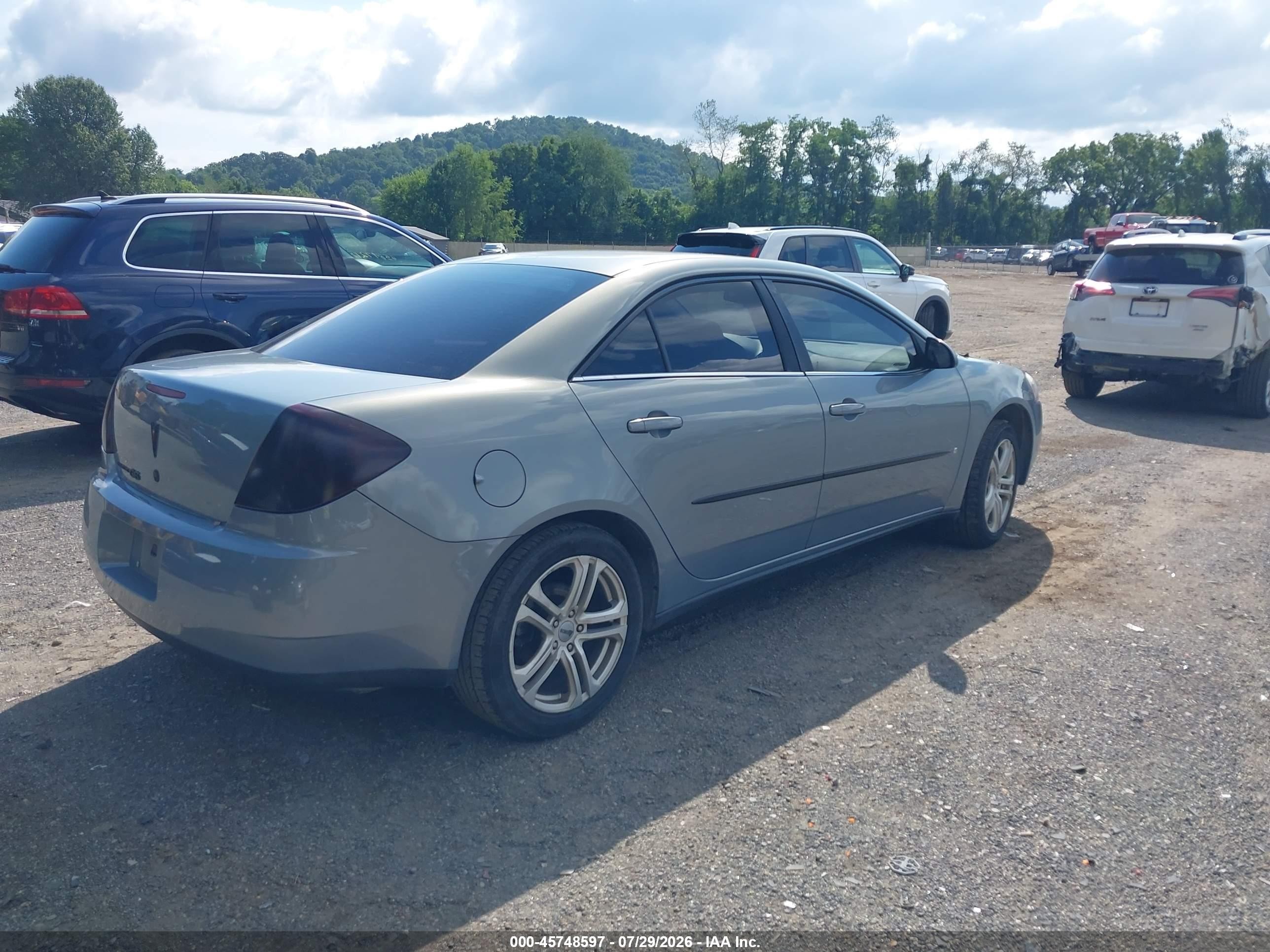 2007 Pontiac G6 Value Leader Turquoise vin: 1G2ZF58B474164559