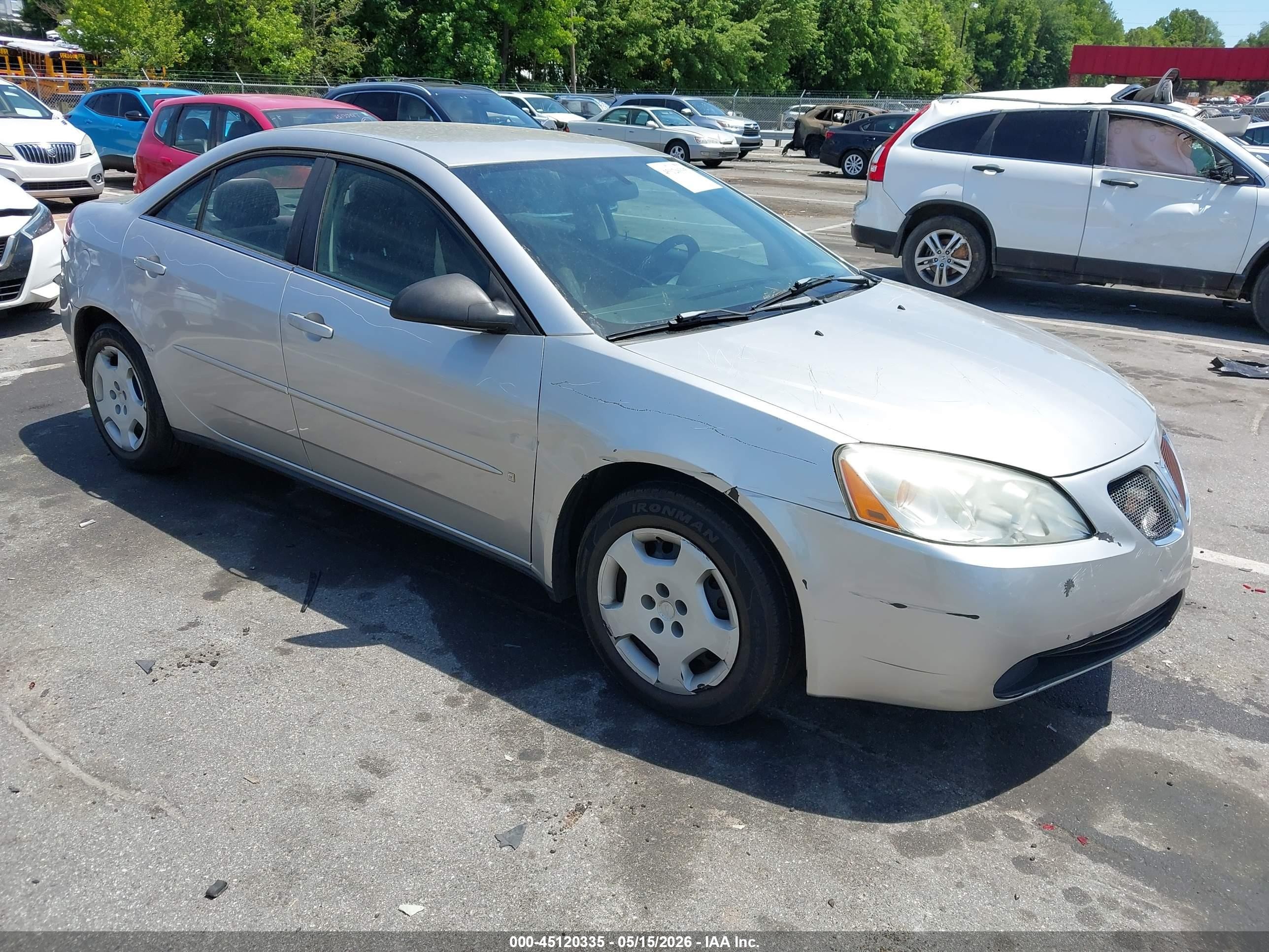2007 Pontiac G6 Value Leader Silver vin: 1G2ZF58B574218564