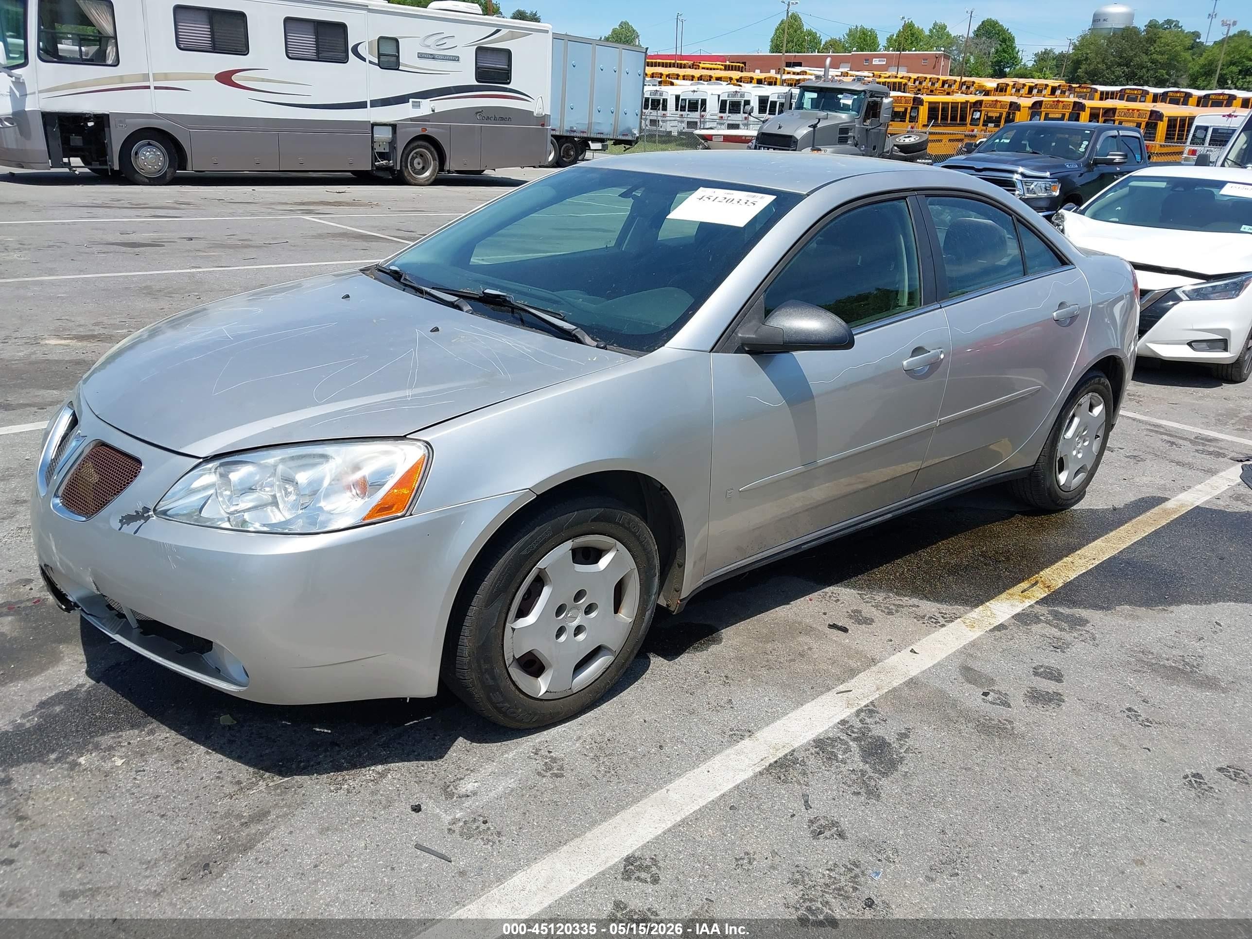 2007 Pontiac G6 Value Leader Silver vin: 1G2ZF58B574218564