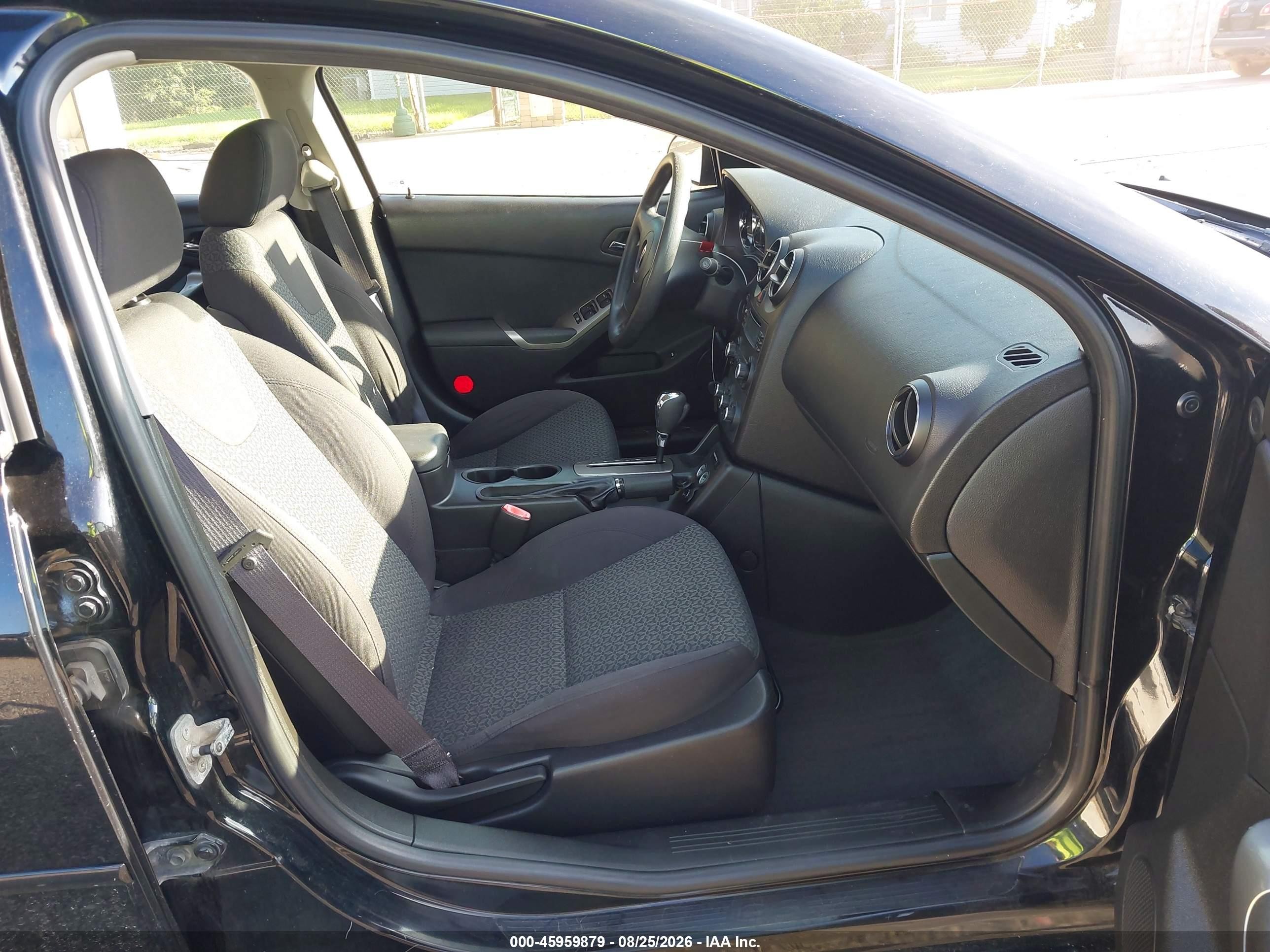 2007 Pontiac G6 Value Leader Black vin: 1G2ZF58B574268476
