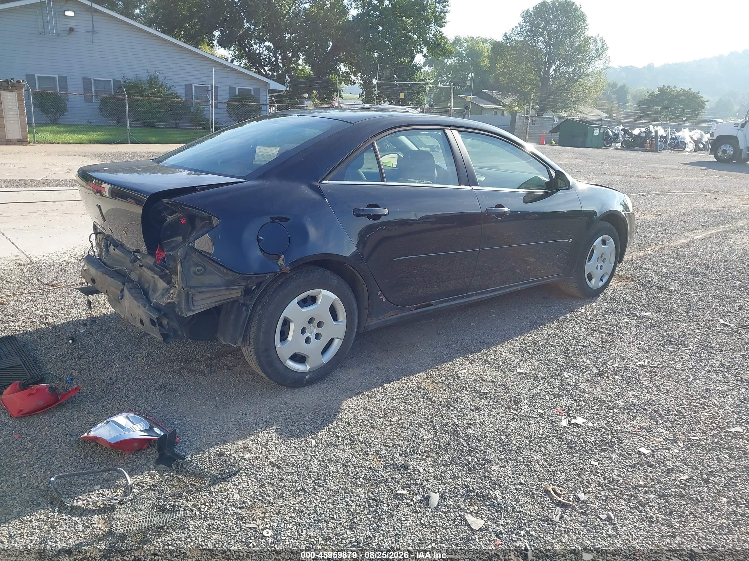 2007 Pontiac G6 Value Leader Black vin: 1G2ZF58B574268476