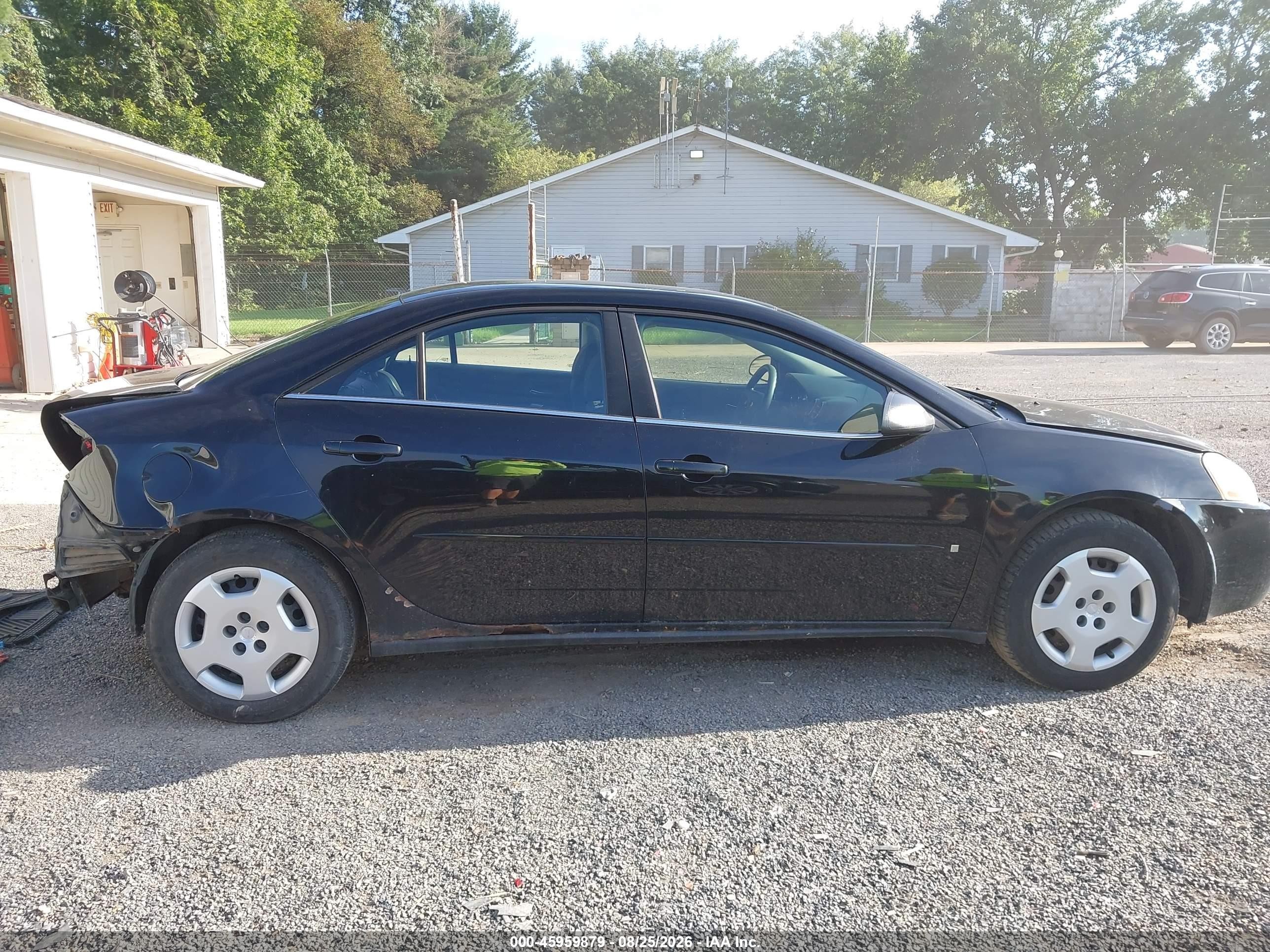 2007 Pontiac G6 Value Leader Black vin: 1G2ZF58B574268476